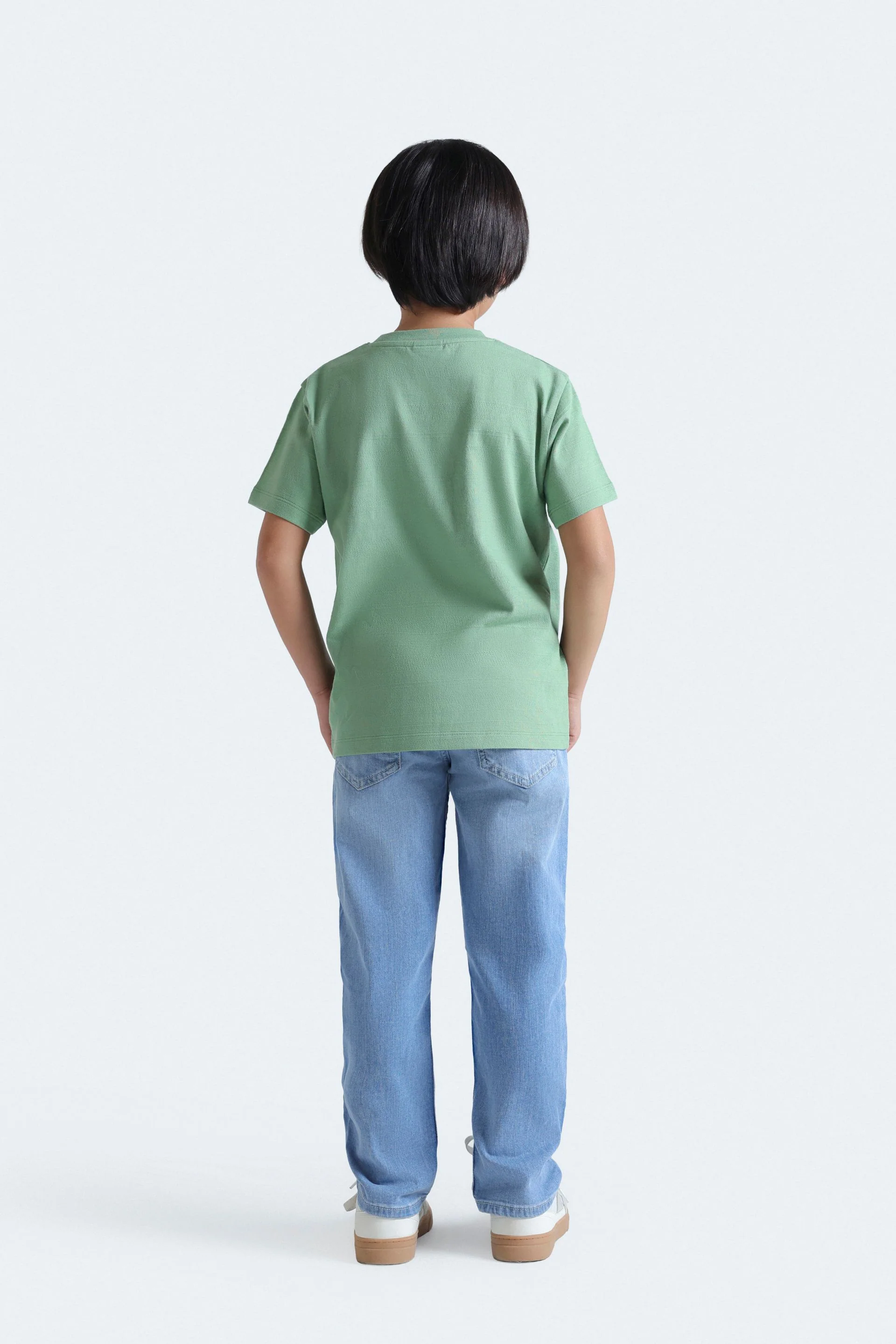 Basic Textured T-Shirt - Image 7