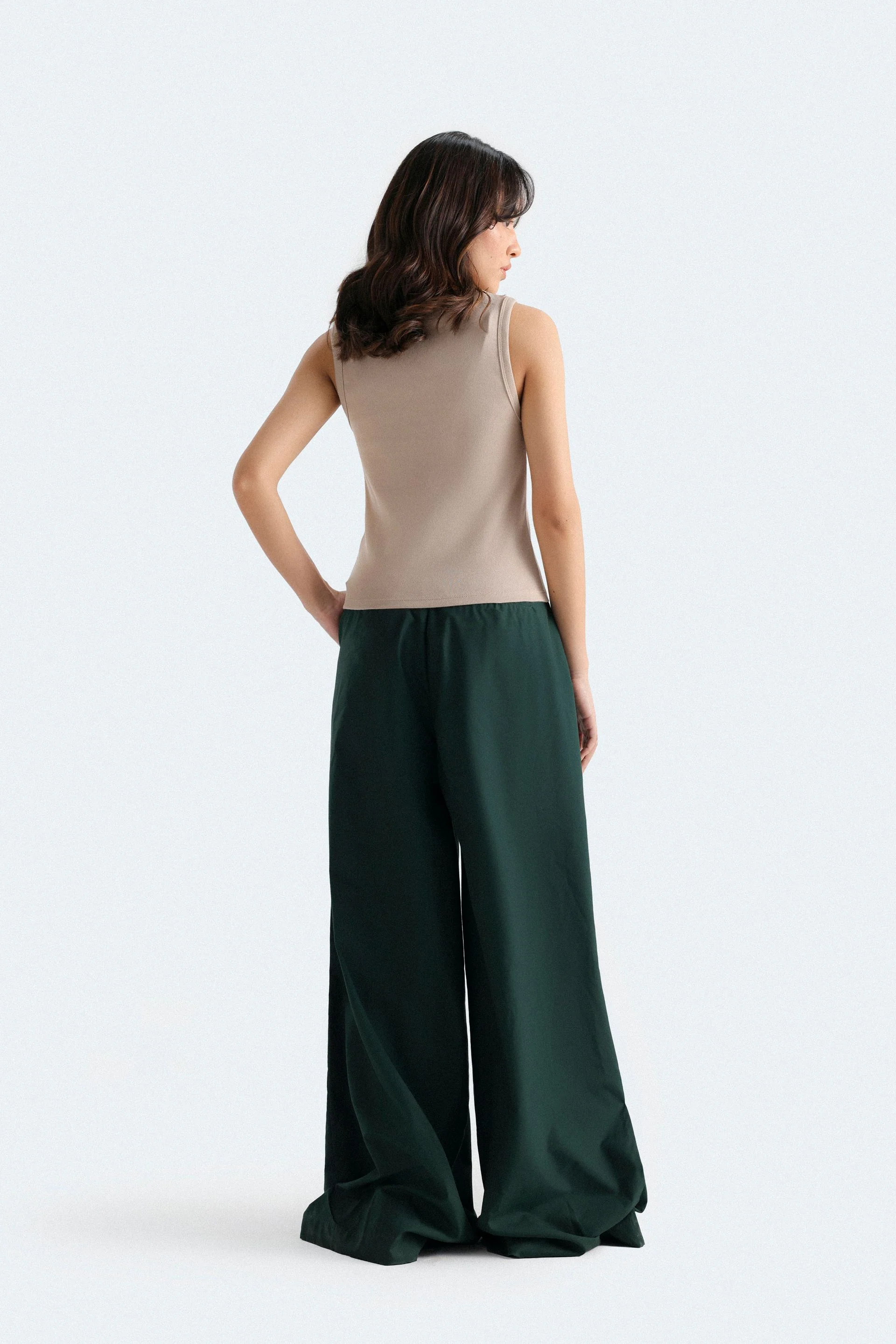 Scoop Neck Ribbed Tank Top - Image 11