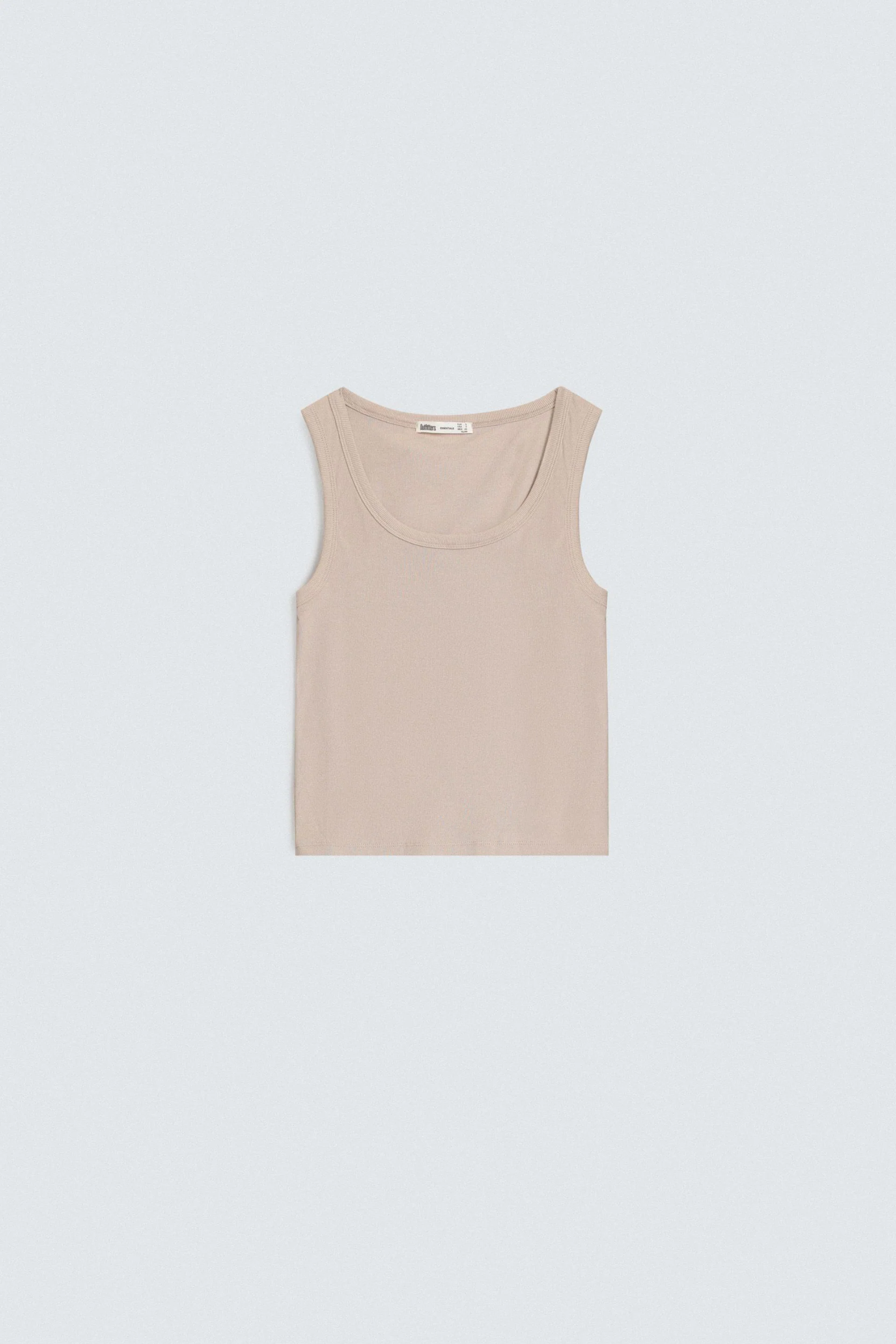 Scoop Neck Ribbed Tank Top - Image 12