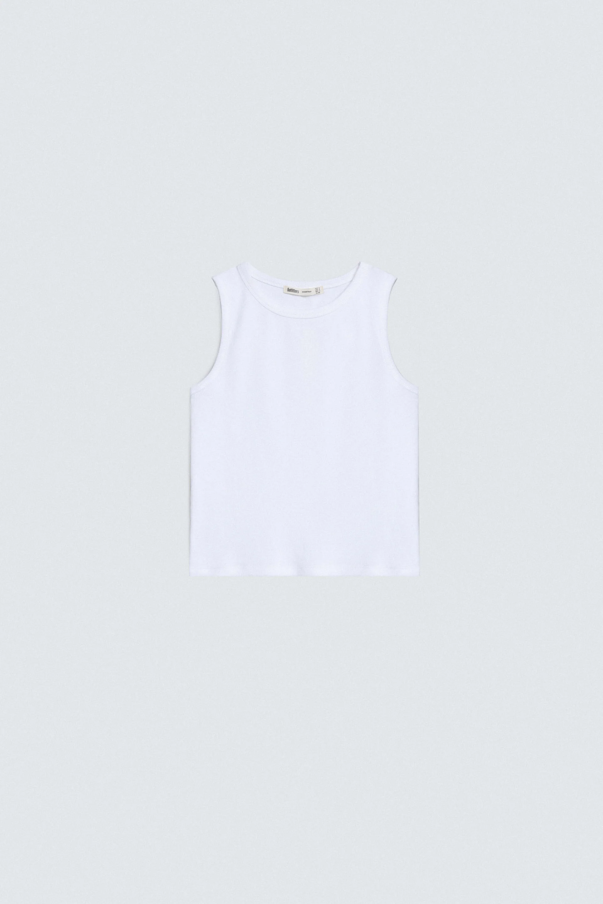 Cropped Ribbed Tank Top - Image 12