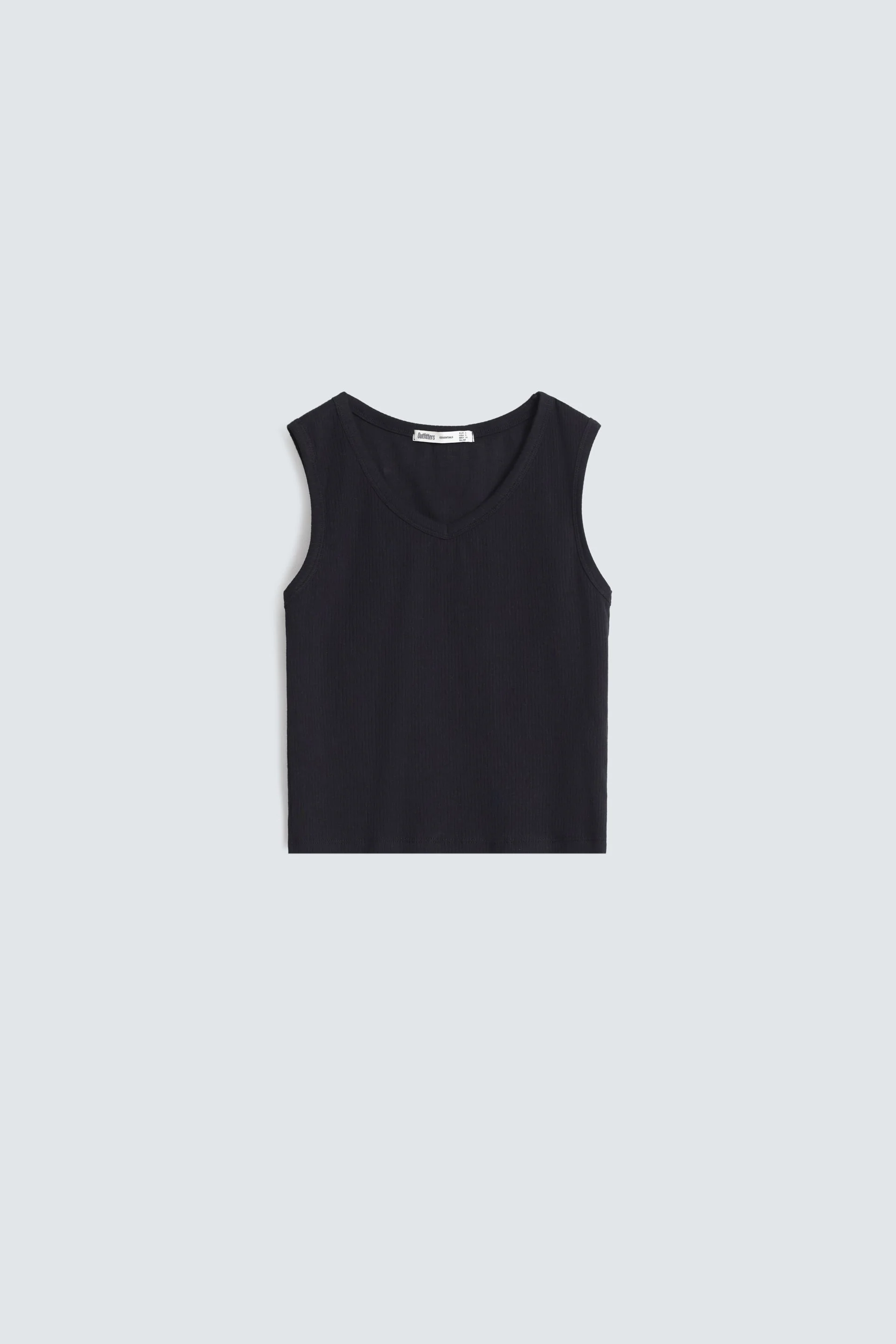 Cropped V Neck Tank Top - Image 11