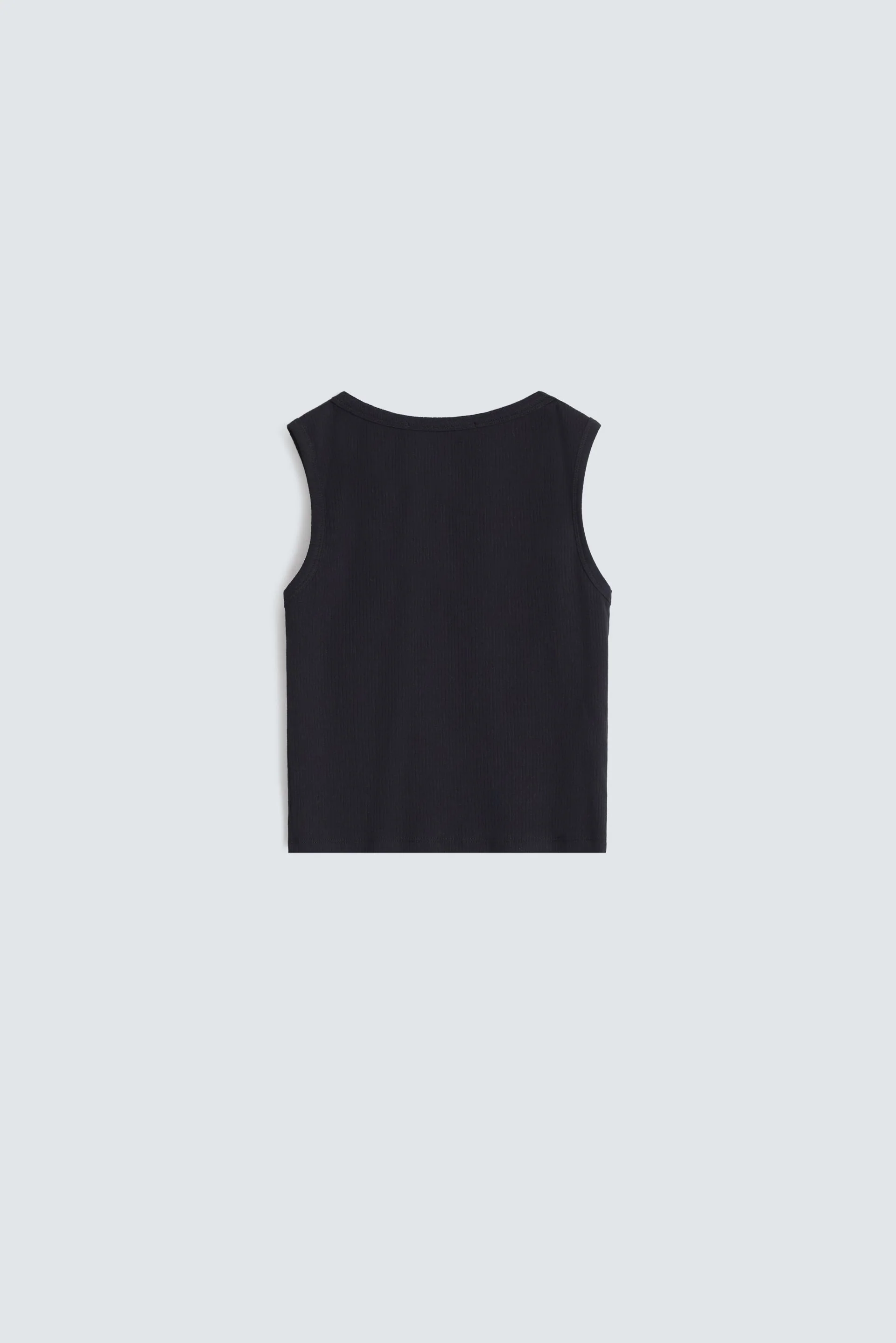 Cropped V Neck Tank Top - Image 13