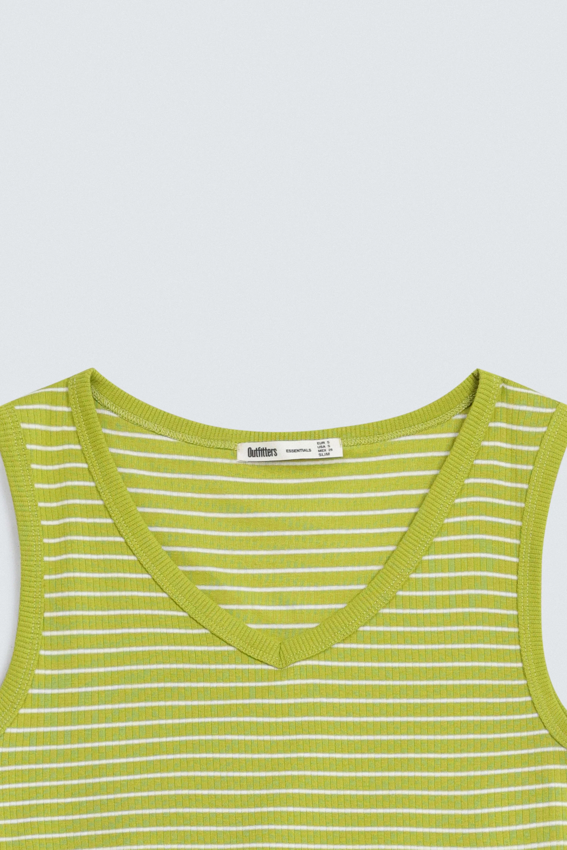 Cropped Striped Tank Top - Image 13