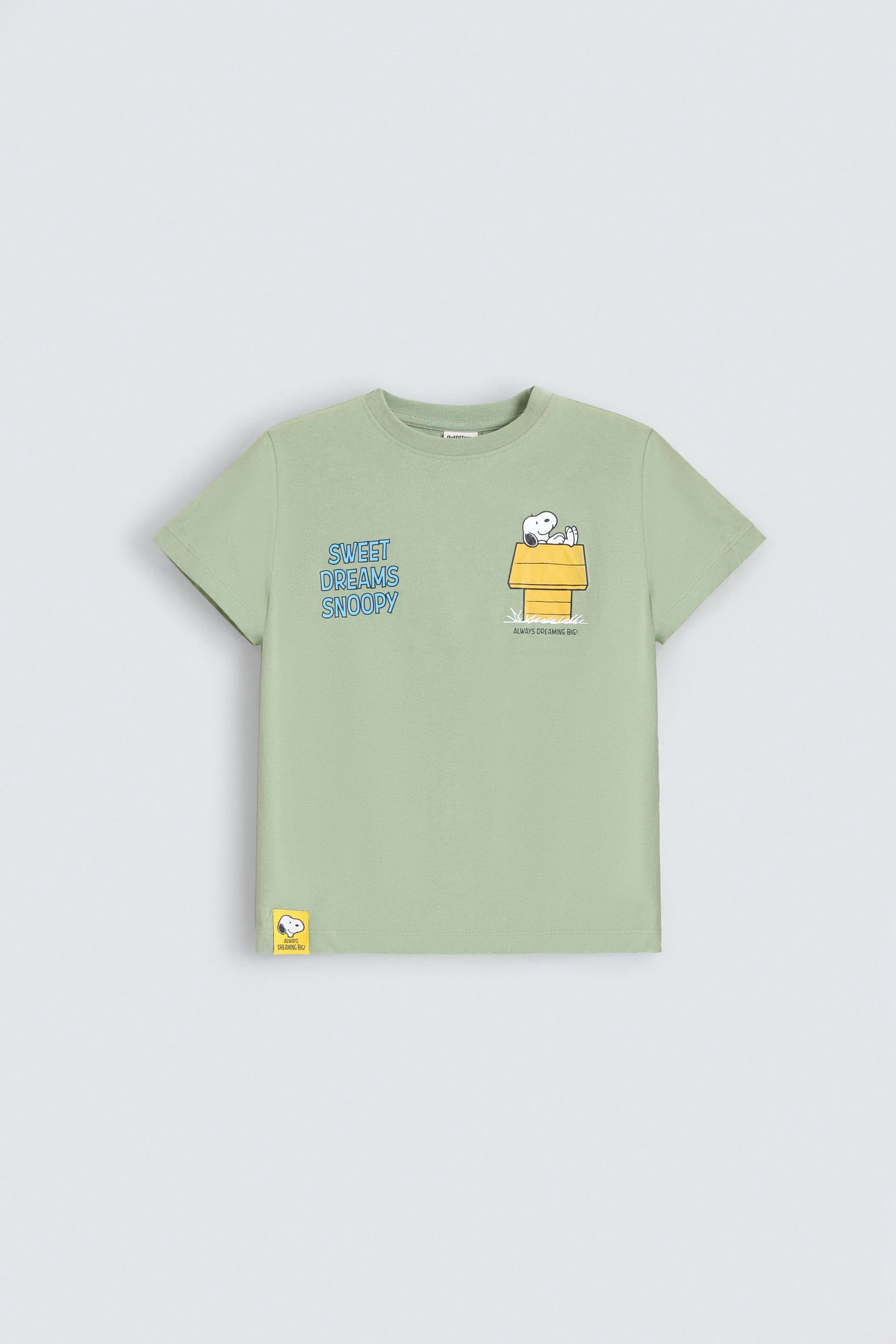 Character Graphic T-Shirt With Label Patch