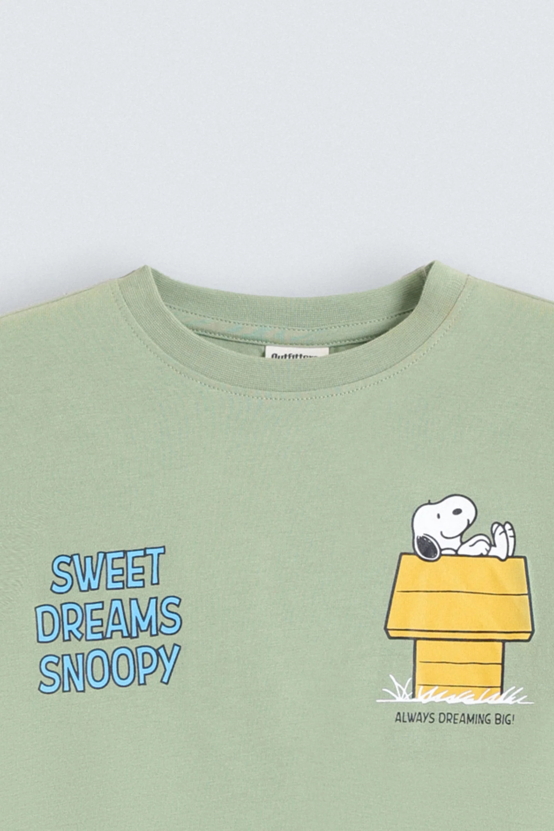 Character Graphic T-Shirt With Label Patch - Image 2