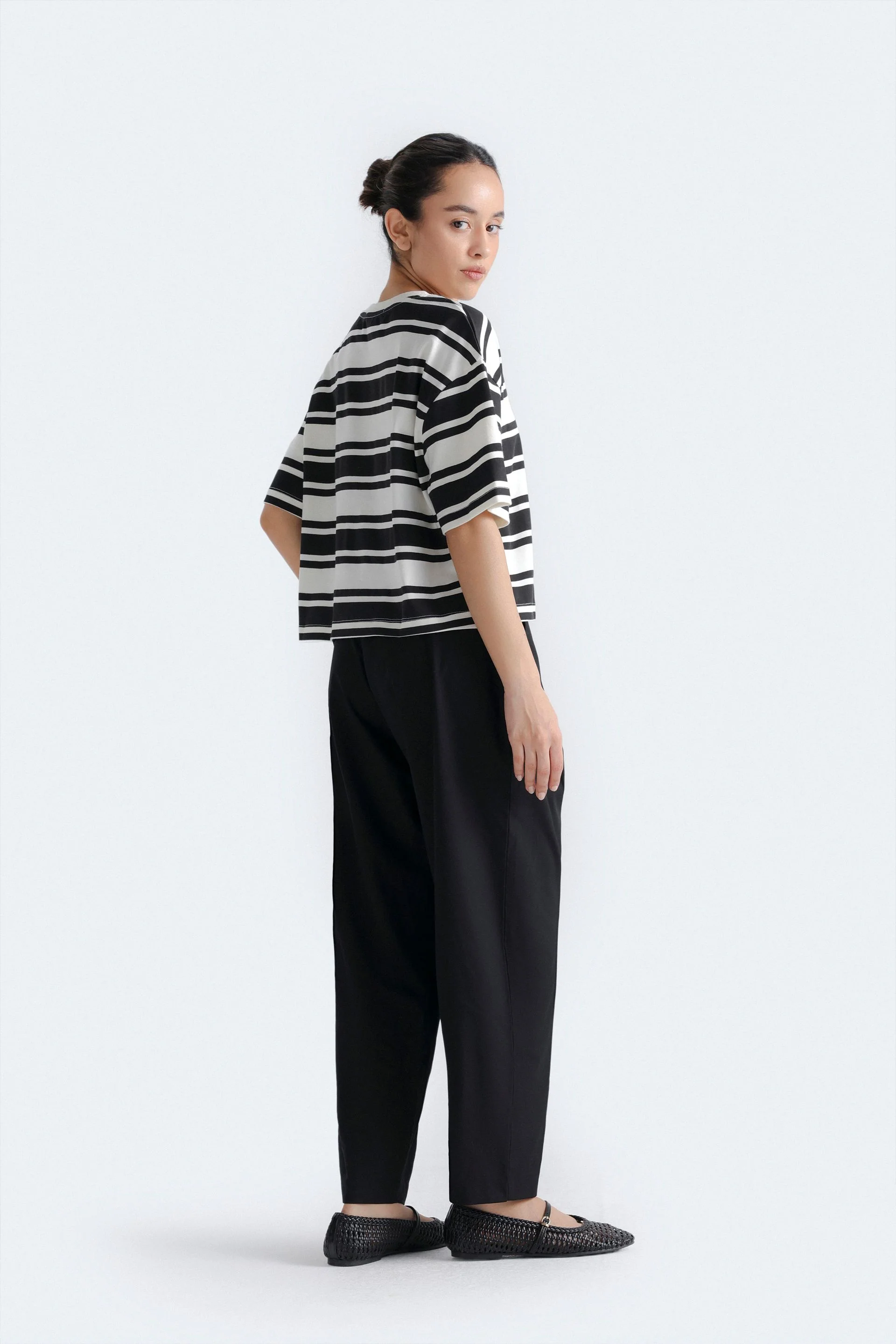 Yarn Dyed Striped T-Shirt - Image 11