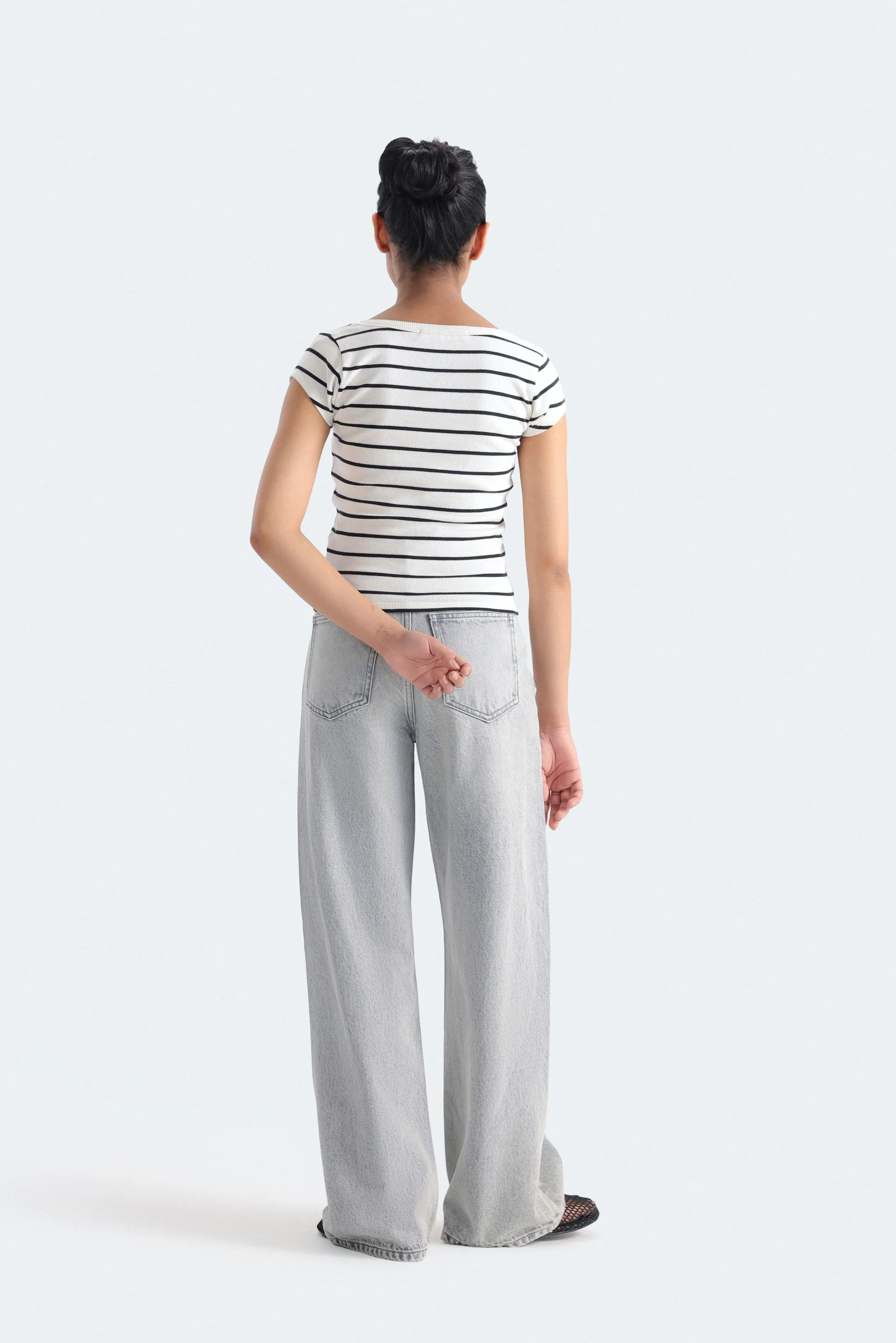 Slim Fit Striped T-Shirt - Image 4