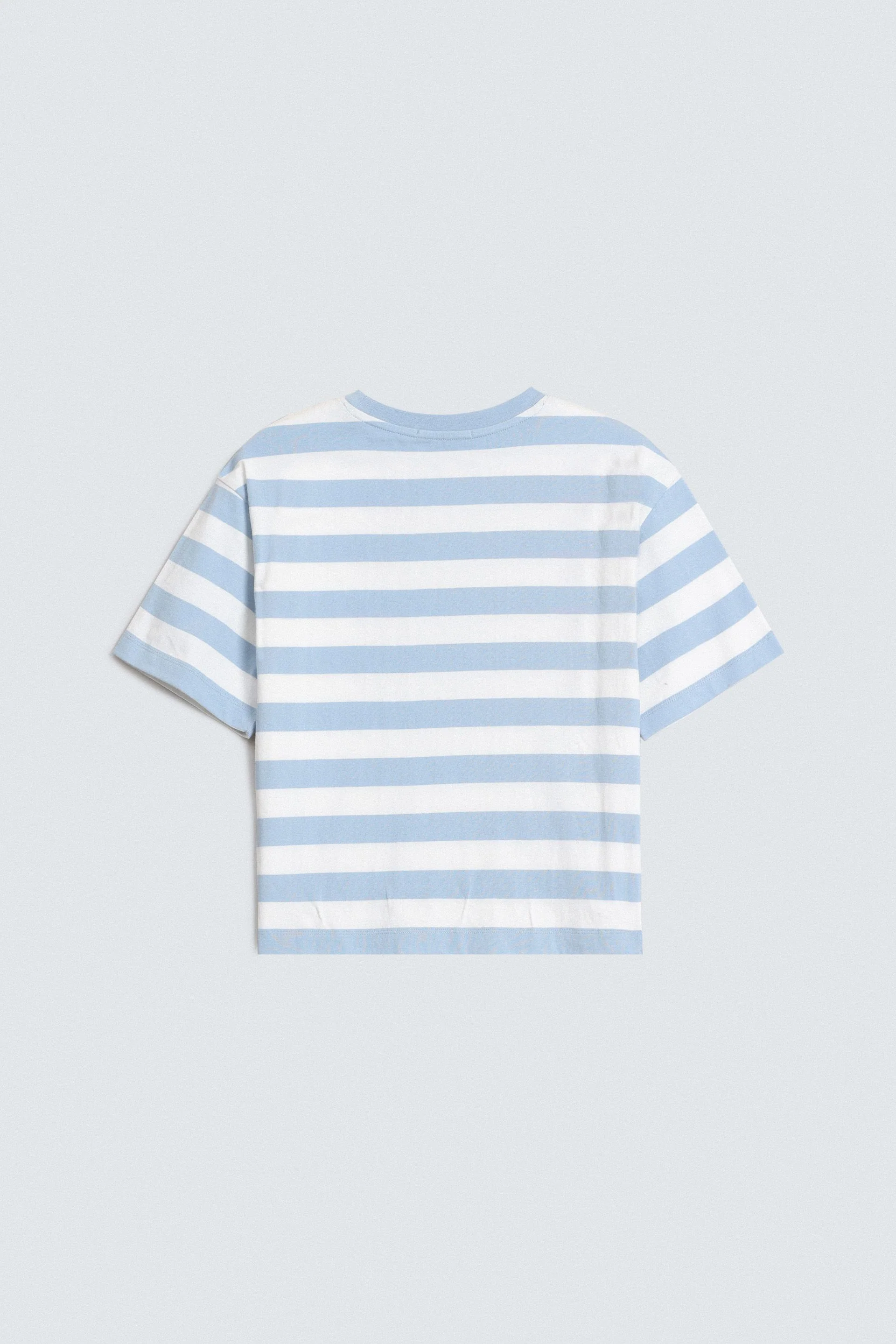 Slogan Print Striped T-Shirt - Image 7