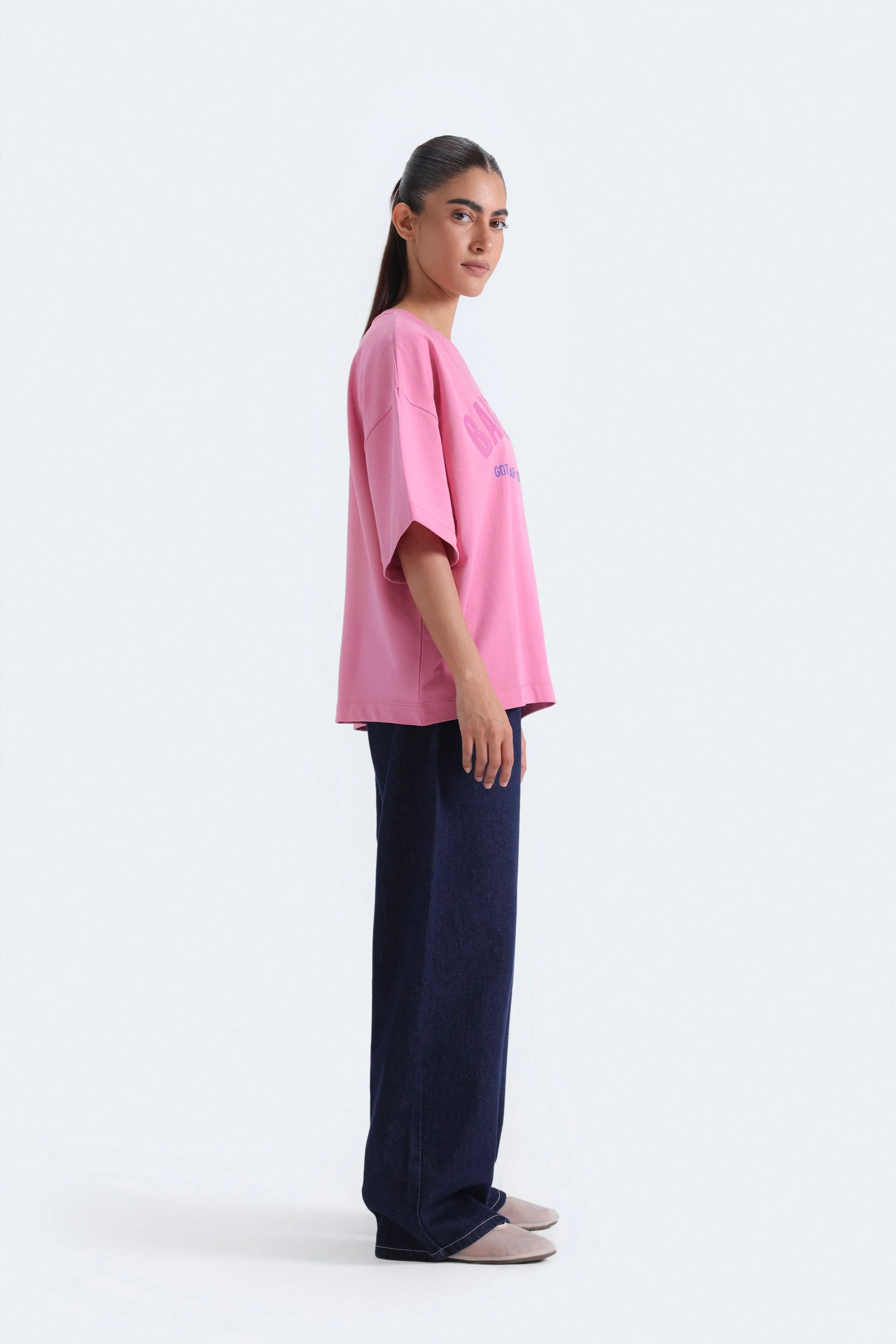 Slogan Print T-Shirt - Image 3