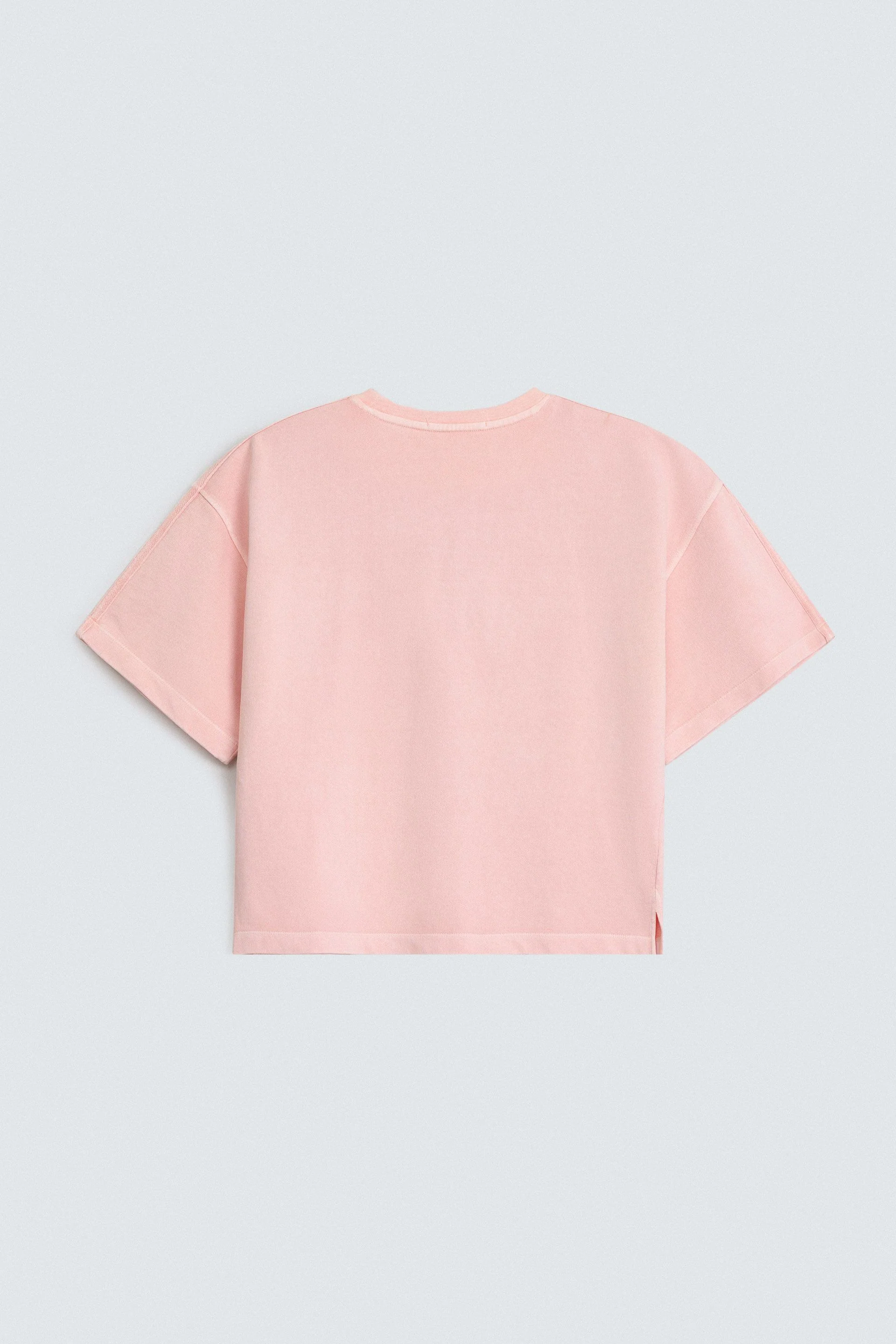 Crew Neck T-Shirt With Side Slit - Image 7