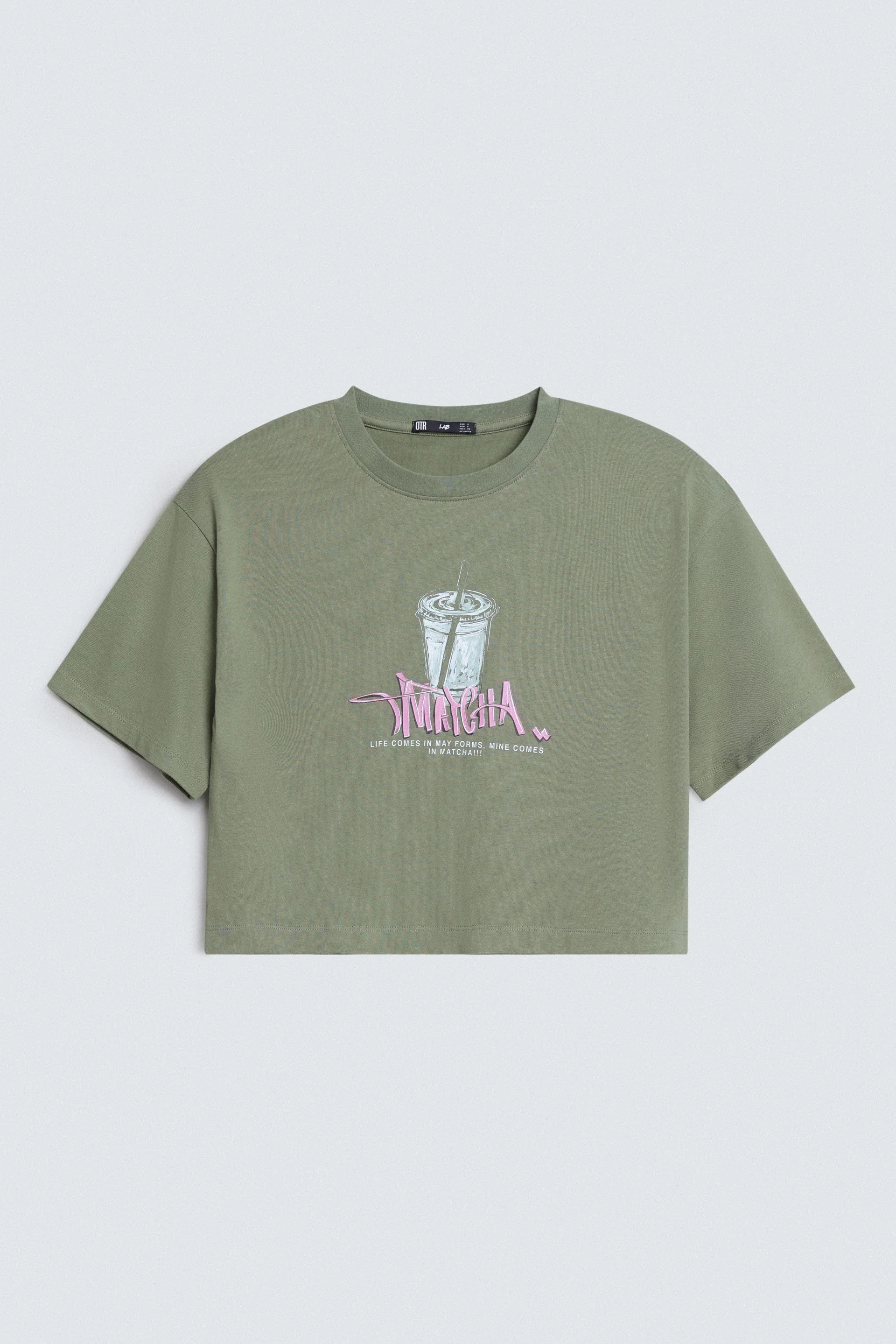 Cropped Graphic T-Shirt - Image 5