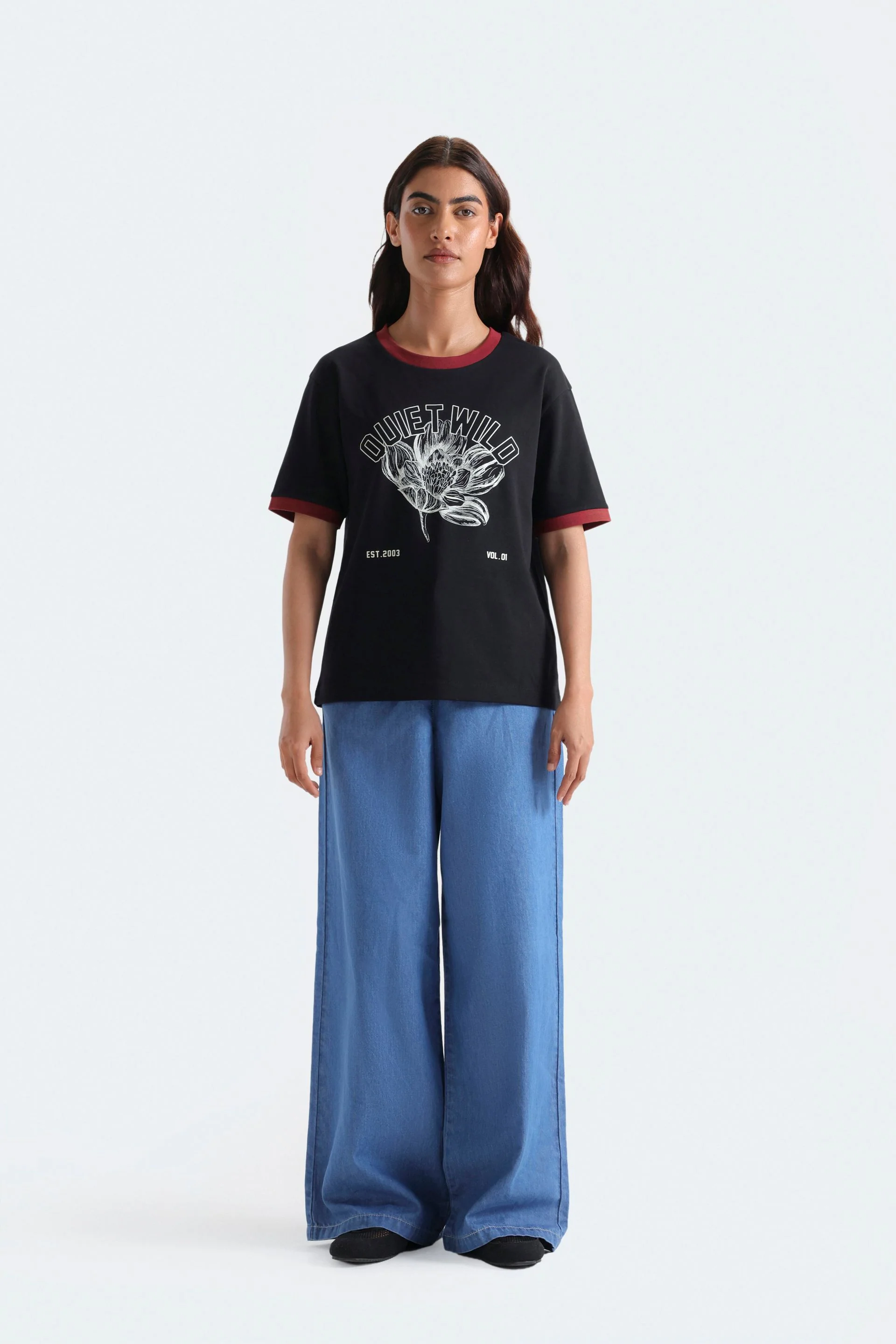 Cropped Graphic T-Shirt