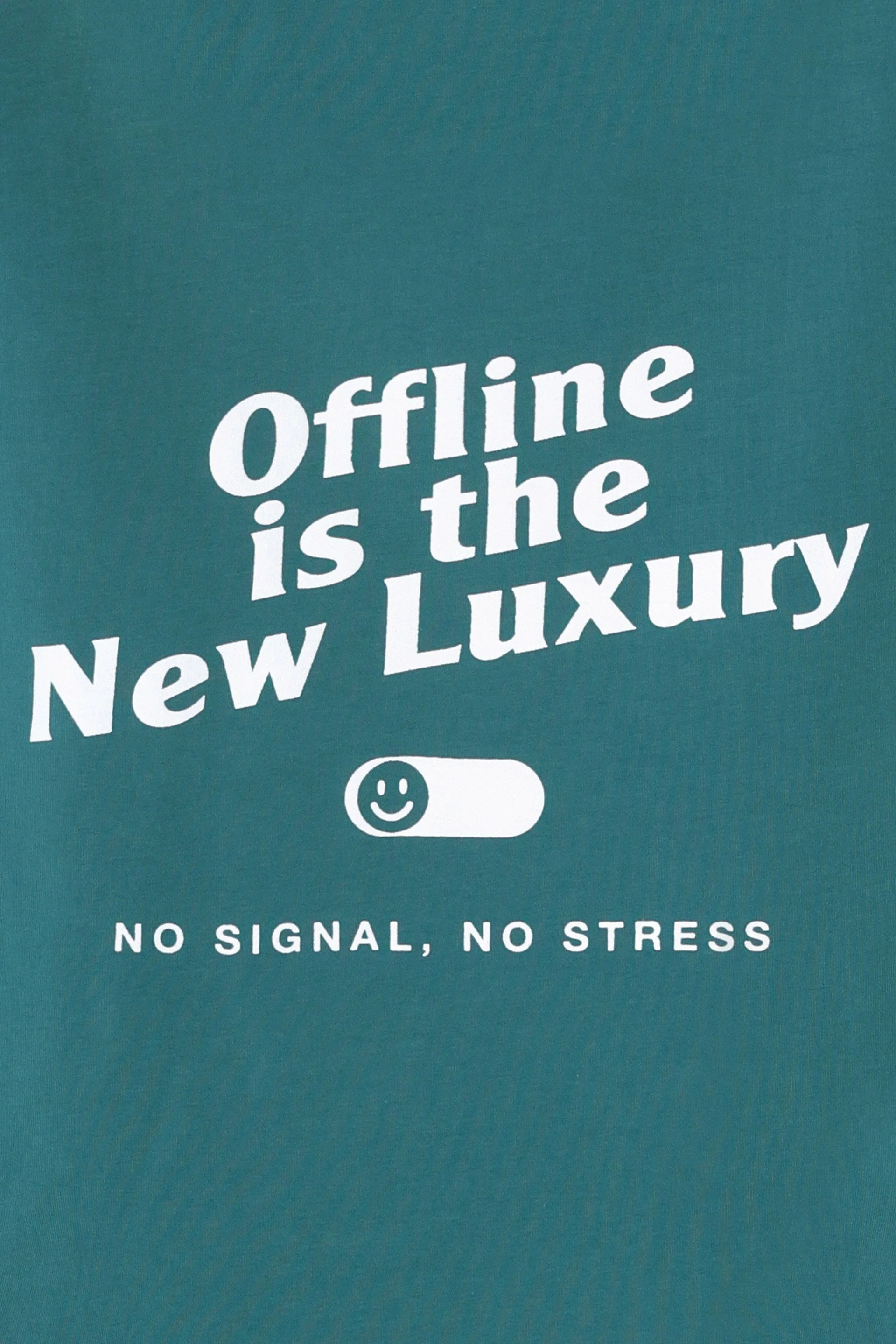 Super Cropped Slogan Print T-Shirt - Image 6