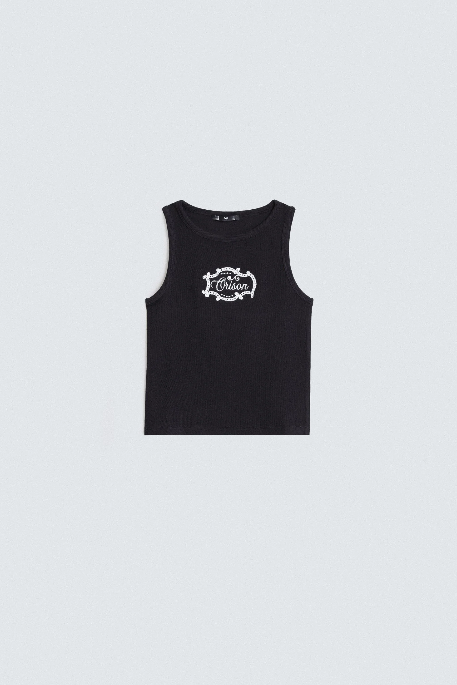 Super Cropped Embroidered Tank Top - Image 5