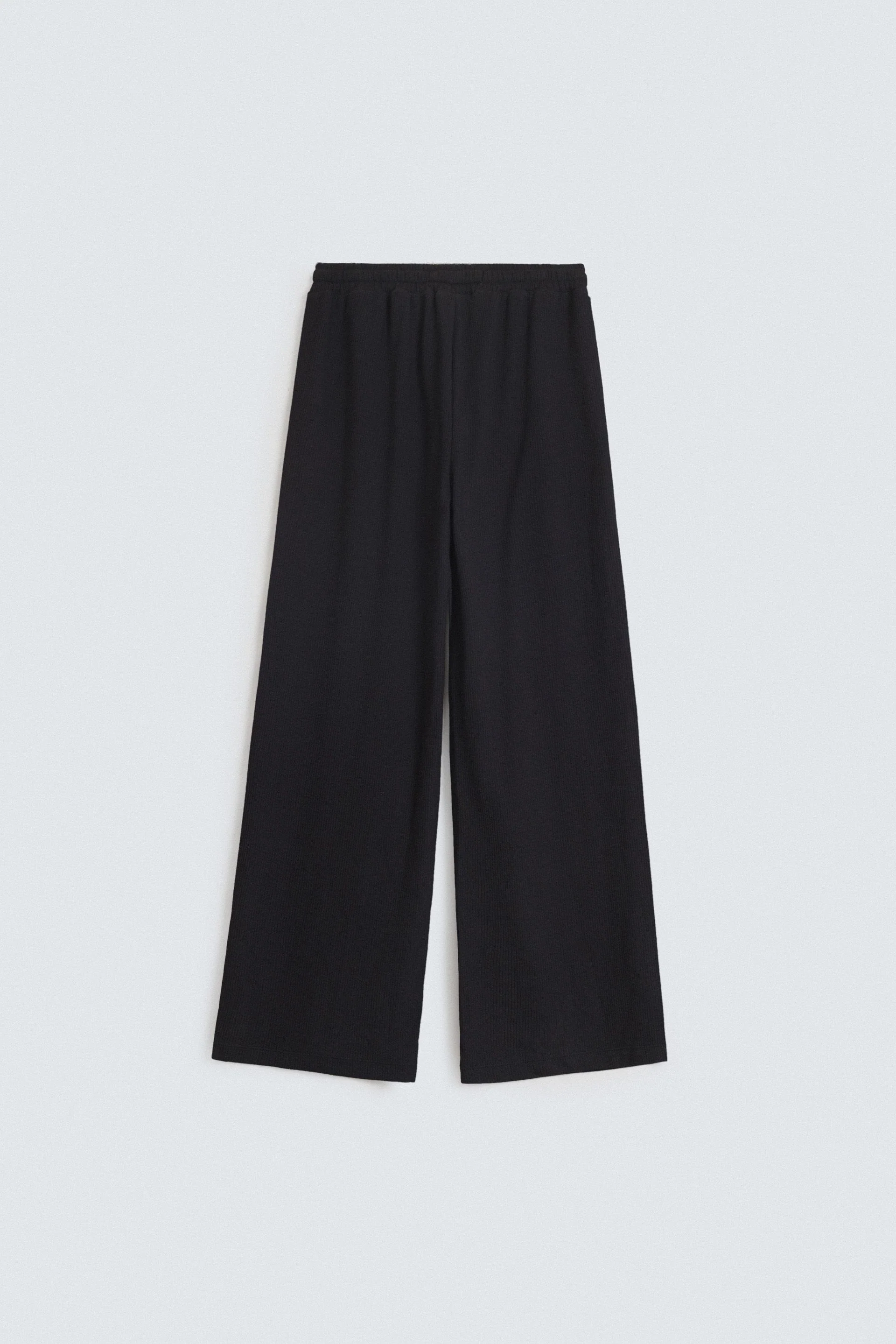 Wide Leg Knit Trousers - Image 7