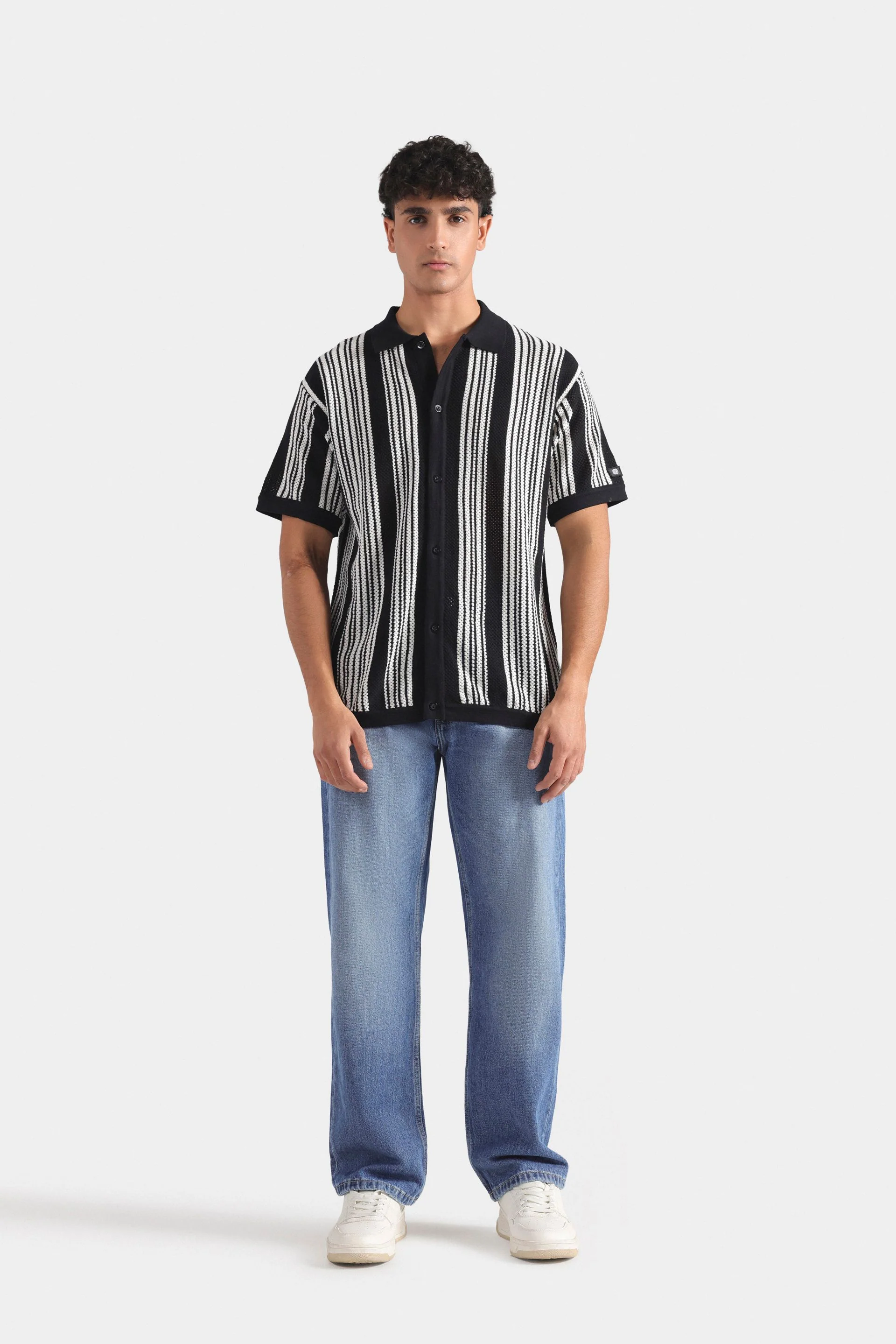 Knitted Striped Shirt - Image 5