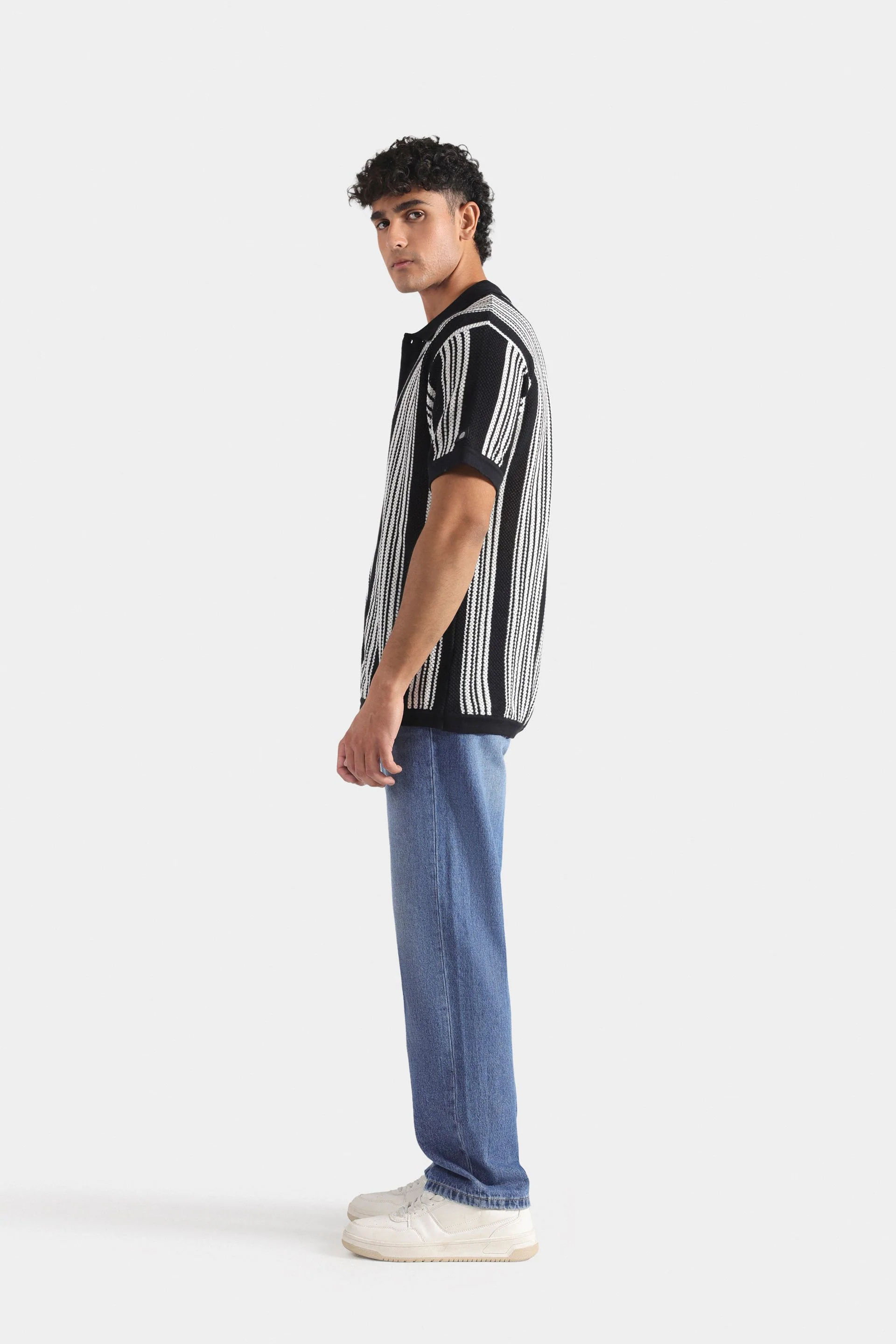 Knitted Striped Shirt - Image 7