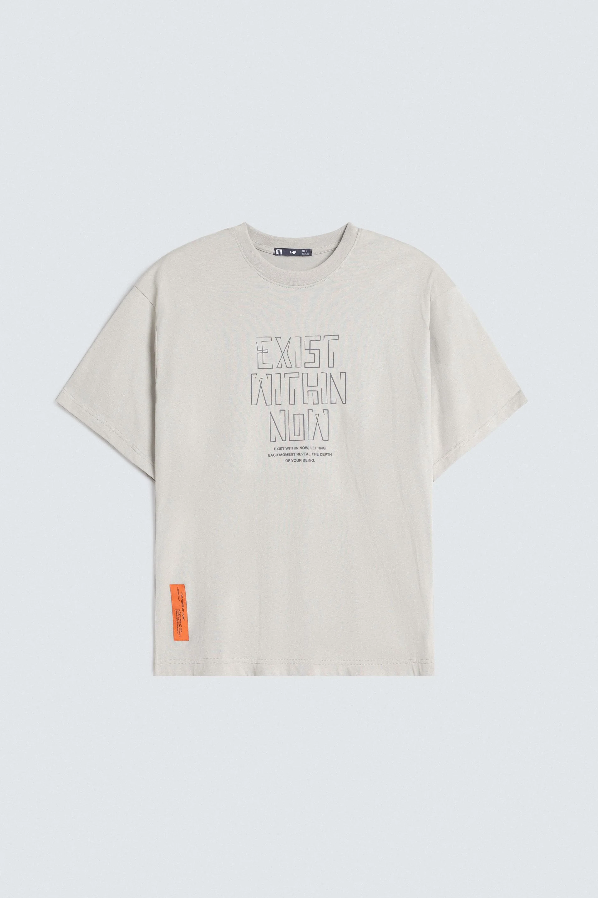 Slogan Print T-Shirt With Label Patch - Image 15