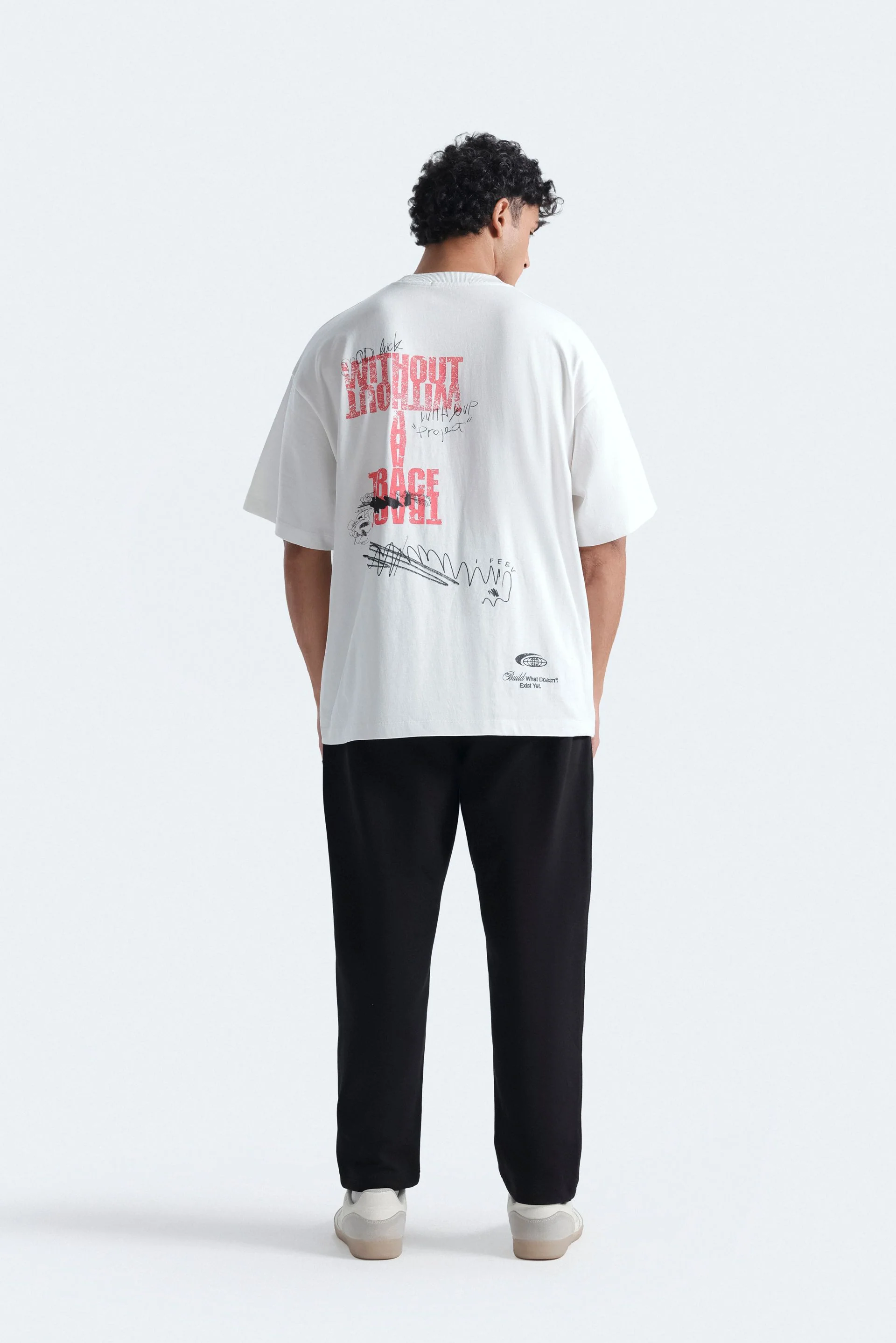 Slogan Print T-Shirt - Image 4