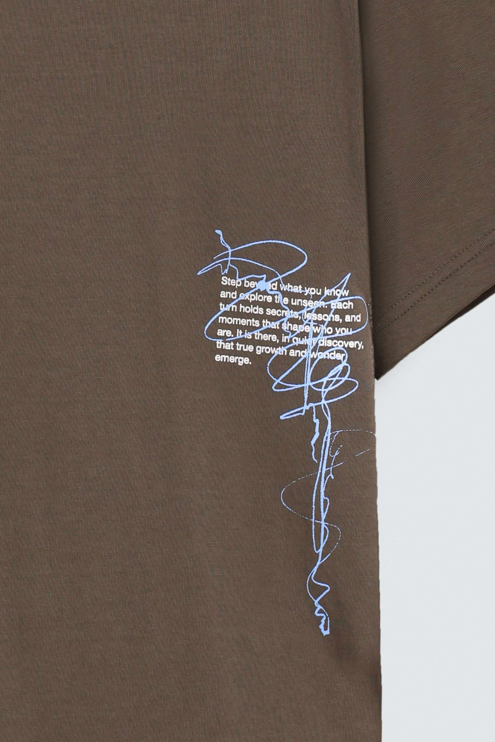 Slogan Print T-Shirt With Label Patch - Image 9