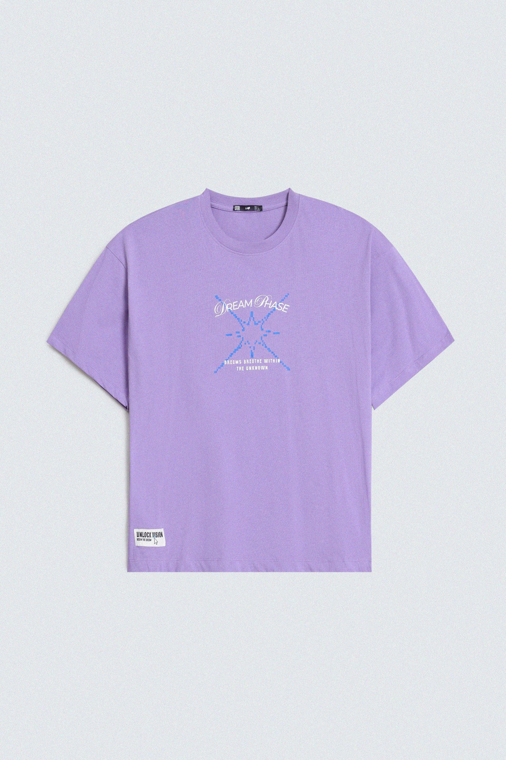Slogan Print T-Shirt With Label Patch - Image 5