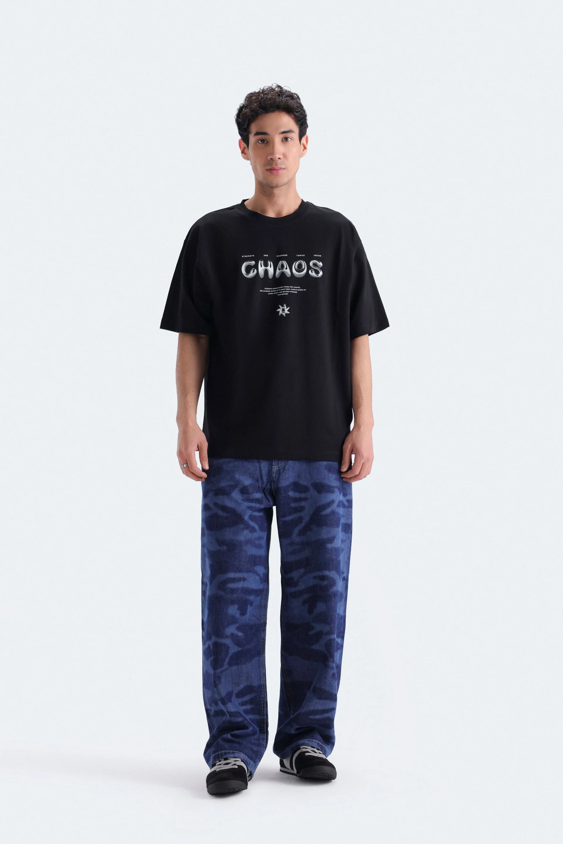 Slogan Print T-Shirt
