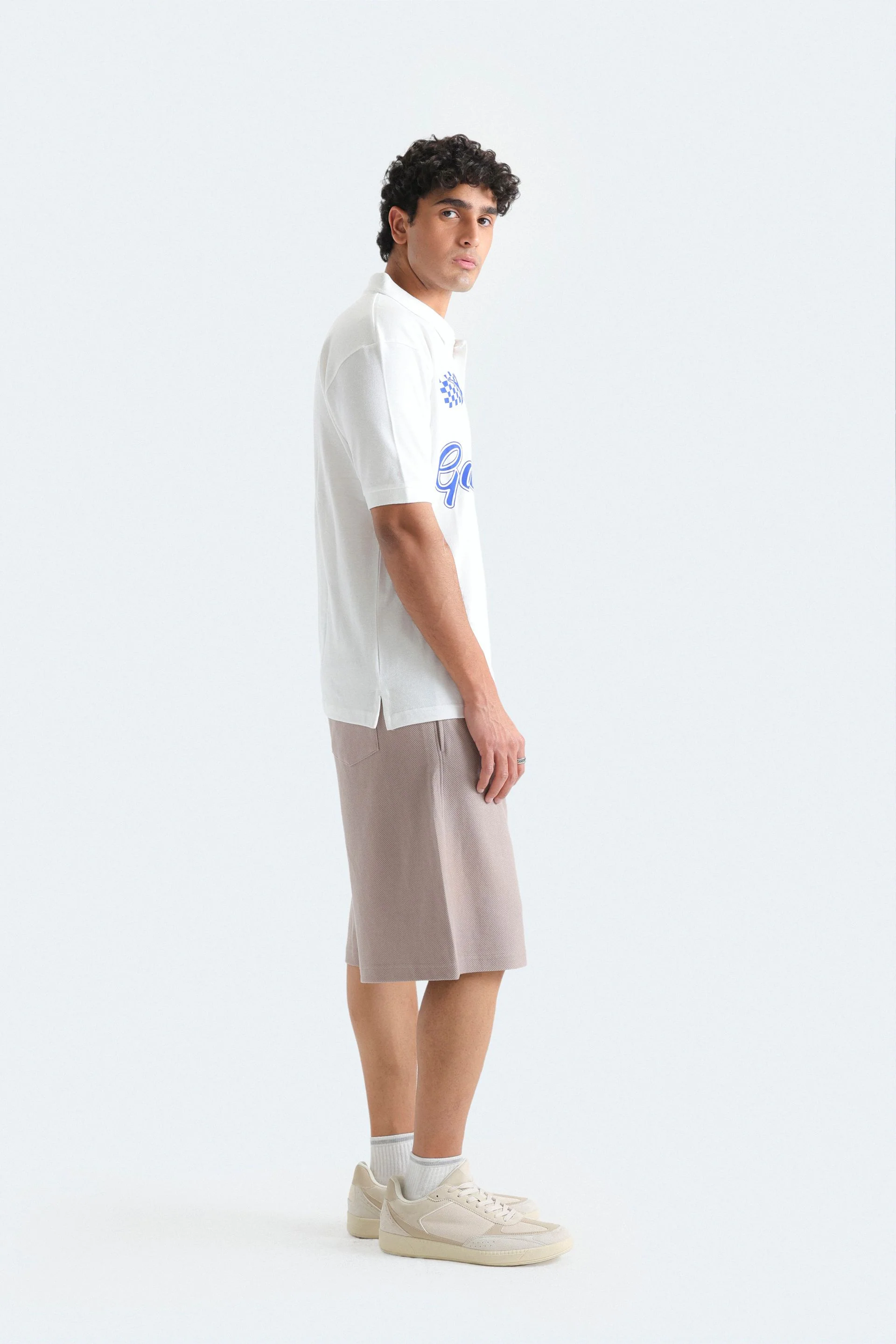 Slogan Print Polo Shirt - Image 10