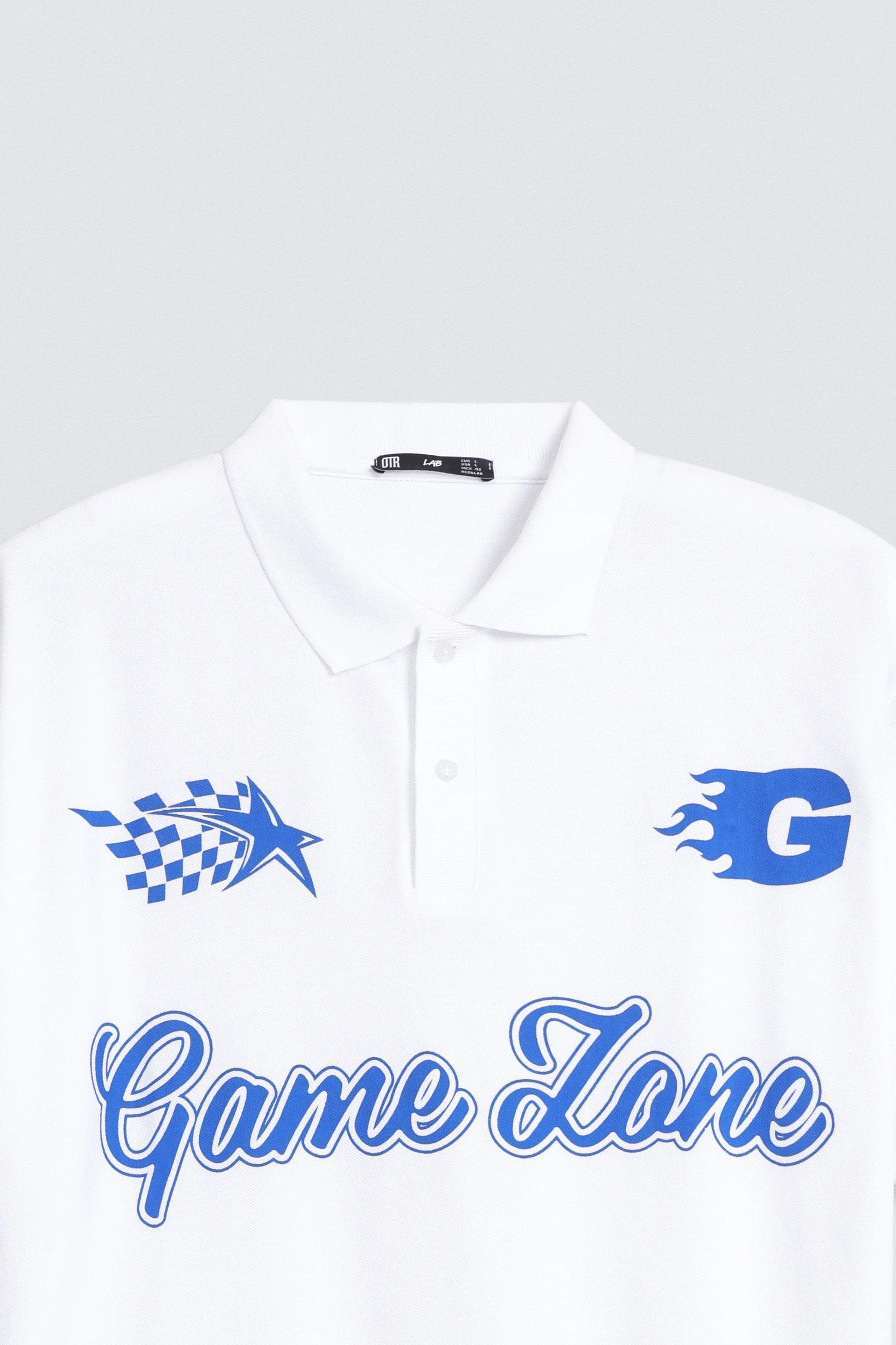 Slogan Print Polo Shirt - Image 13