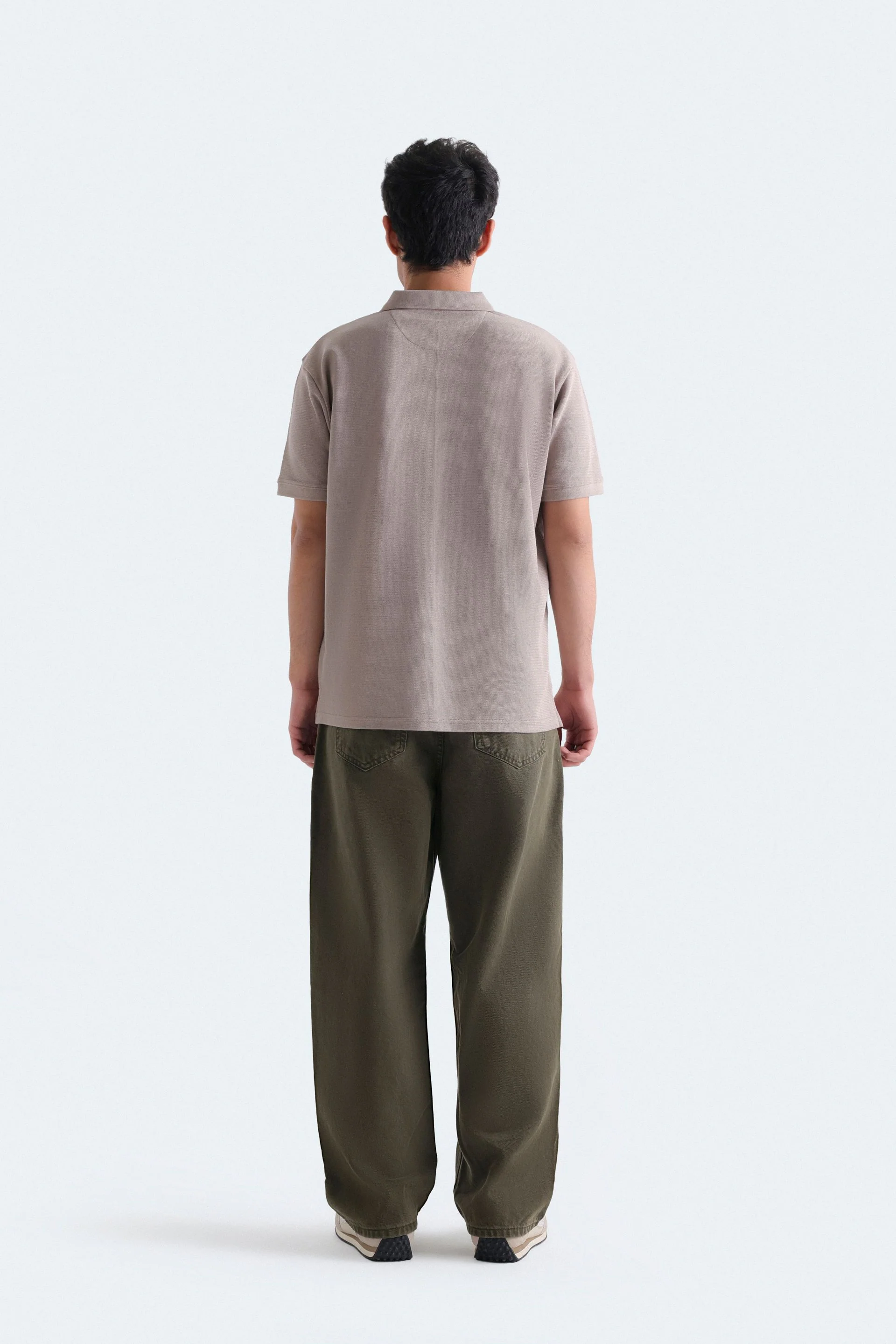 Quarter Zip-Up Polo Shirt - Image 11