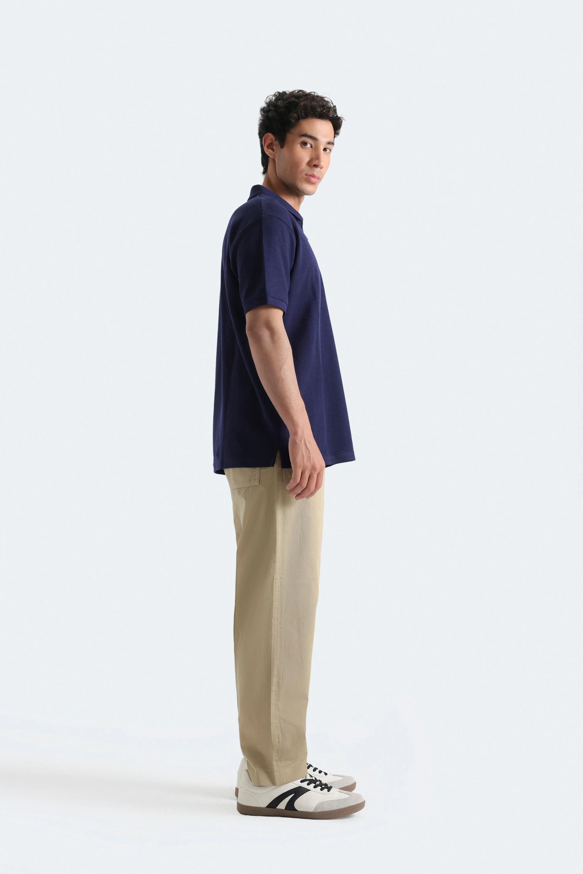 Quarter Zip-Up Polo Shirt - Image 3