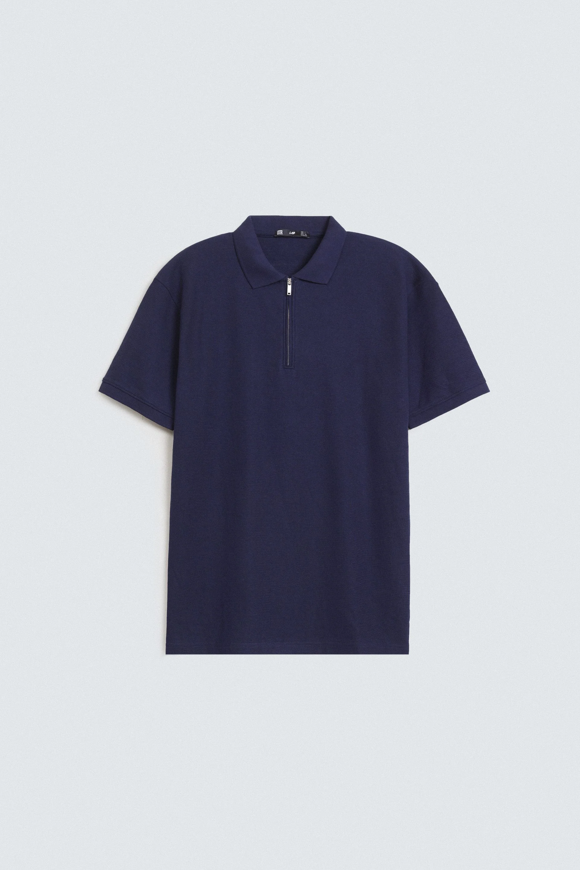 Quarter Zip-Up Polo Shirt - Image 5