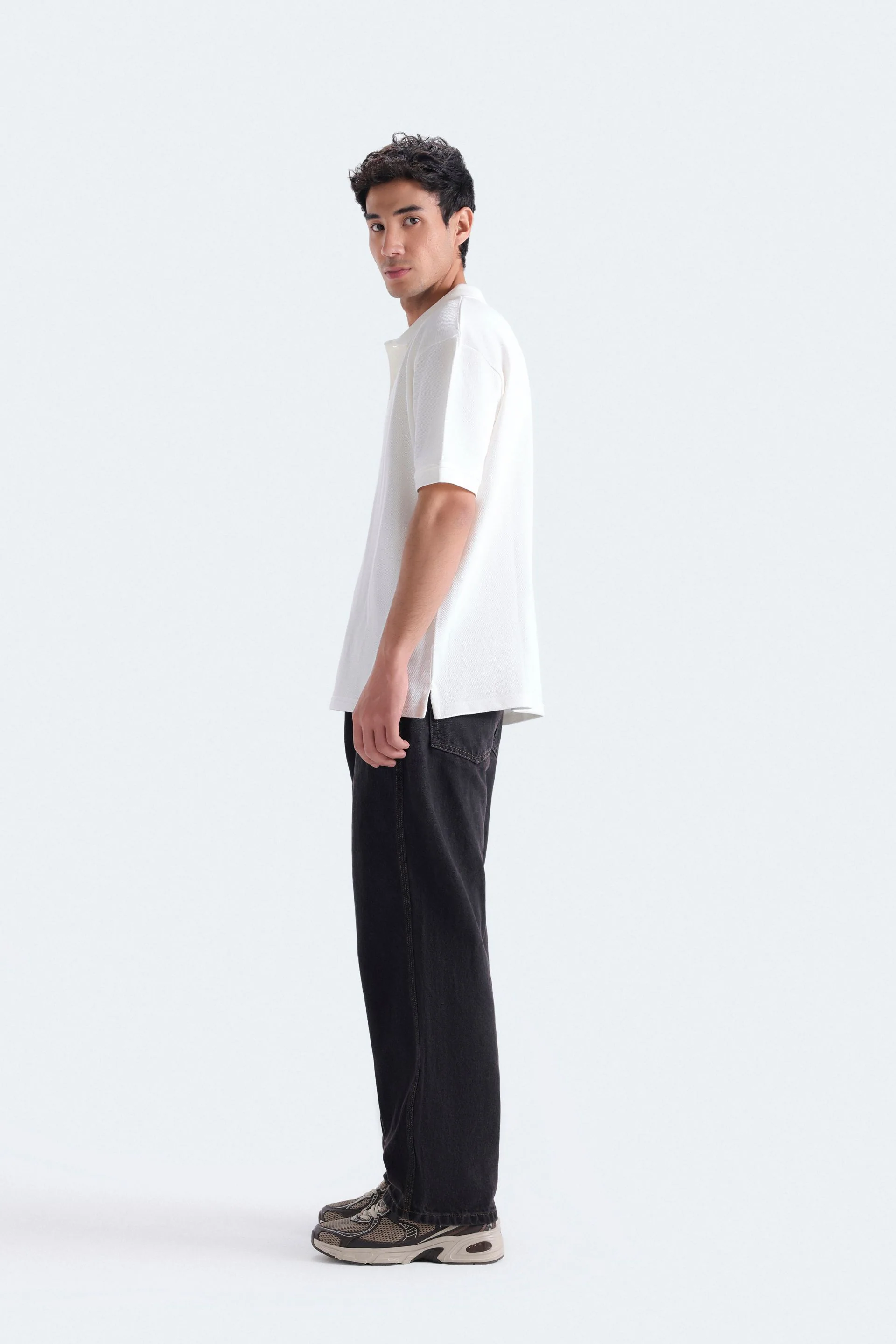 Textured Polo Shirt - Image 10