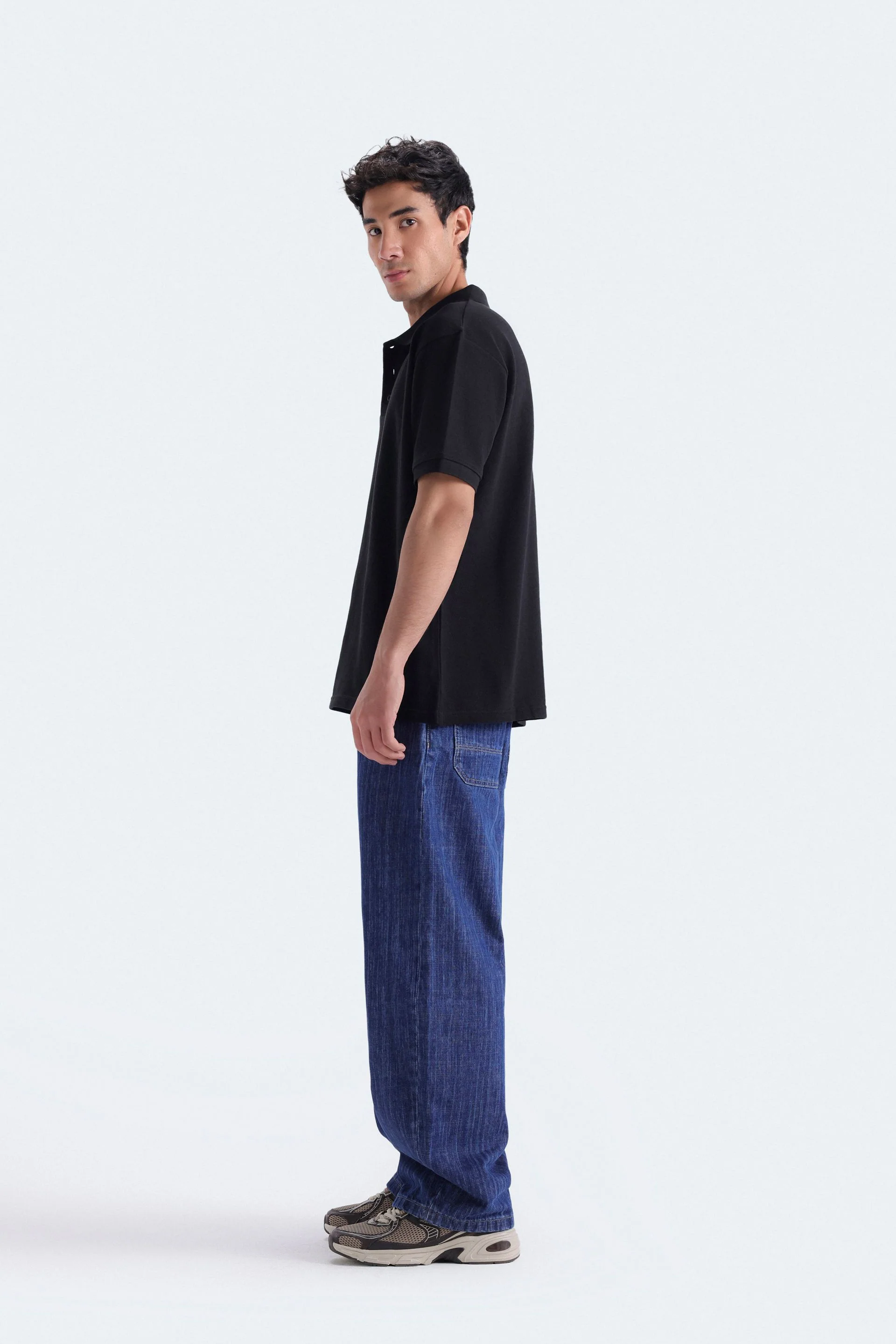 Textured Polo Shirt - Image 3