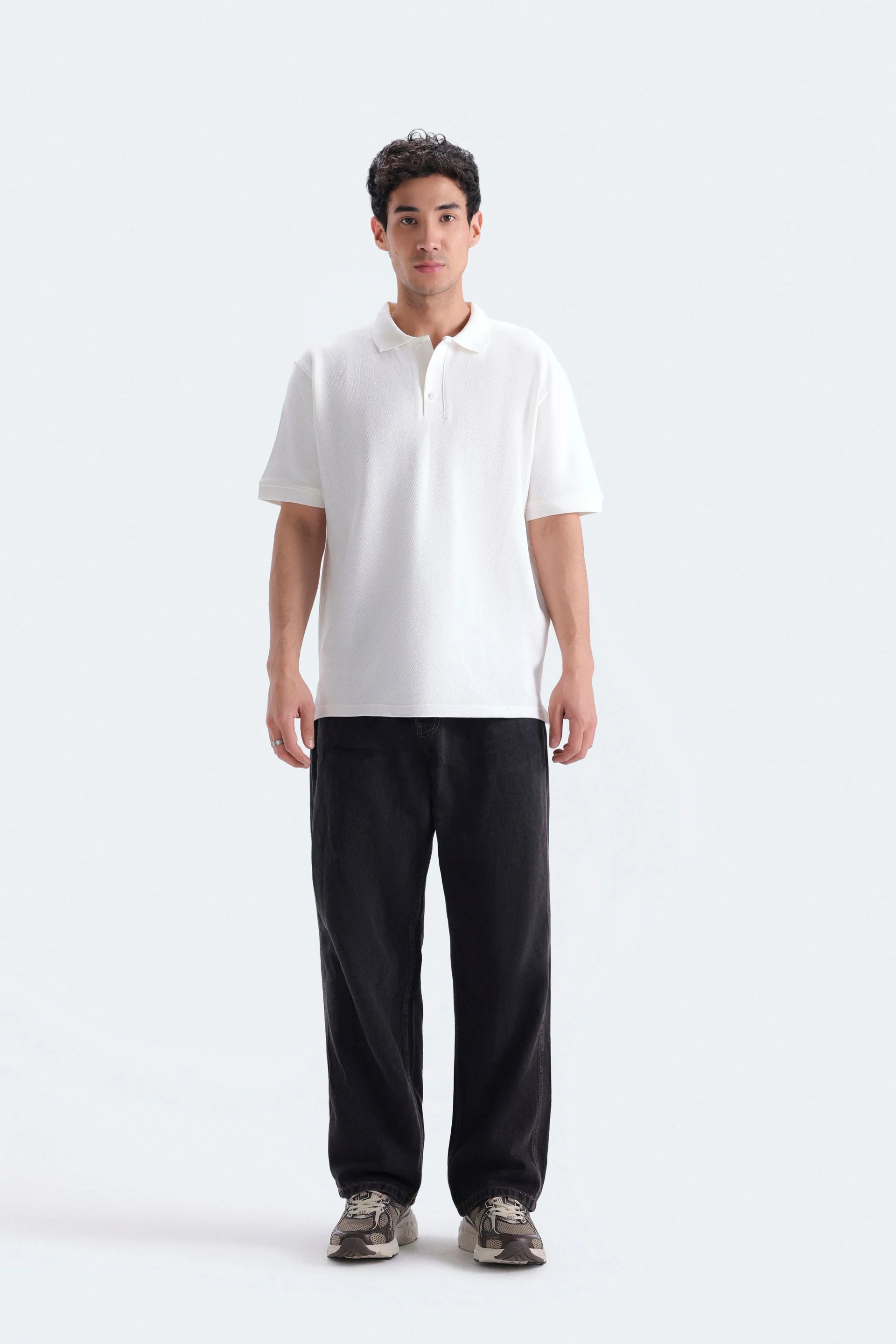 Textured Polo Shirt - Image 8