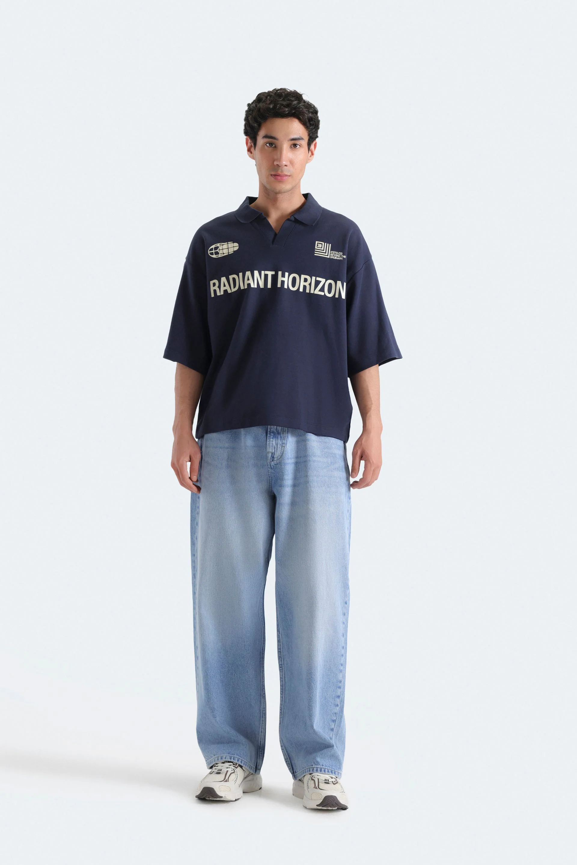 Slogan Print Polo Shirt - Image 8