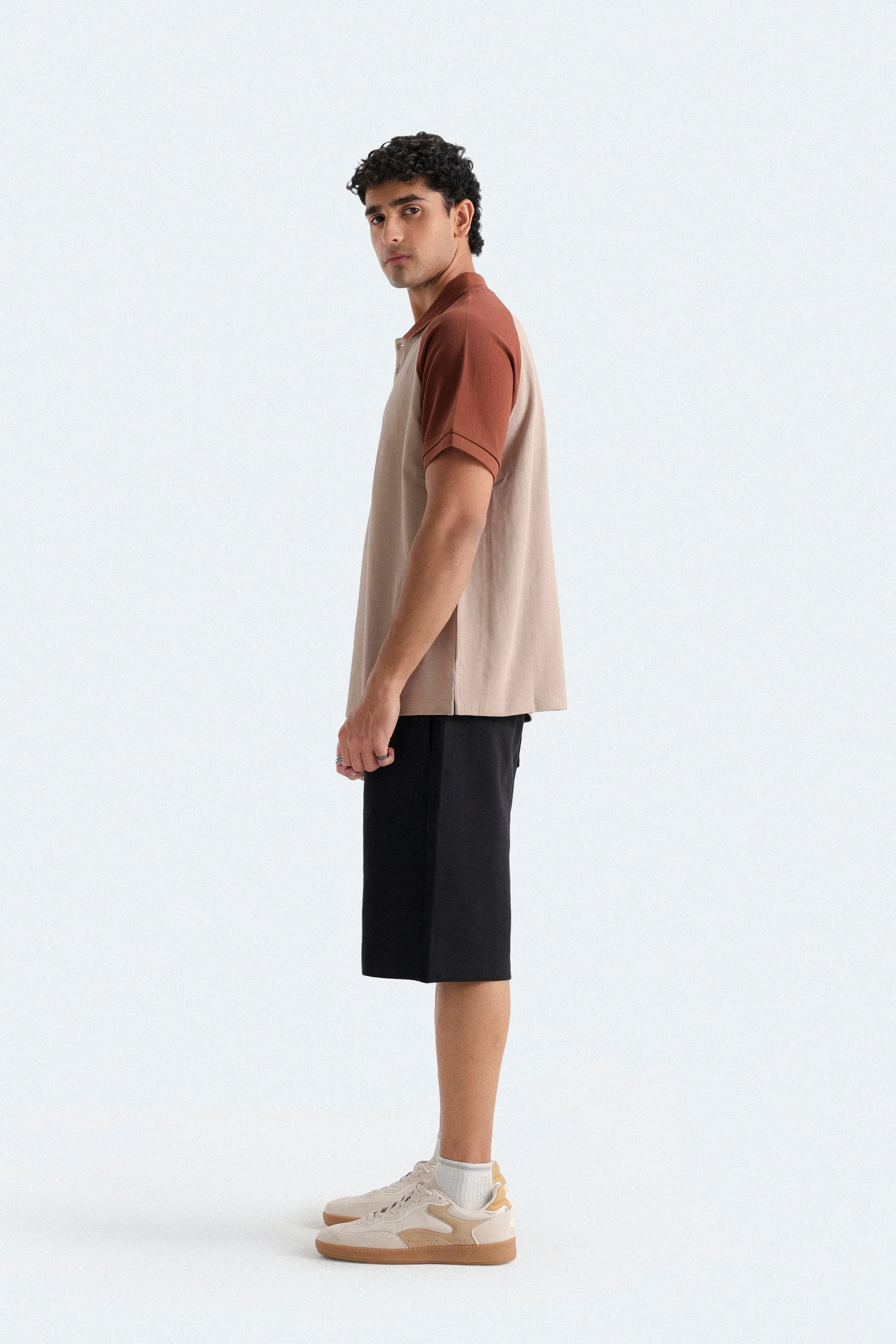 Color Block Polo Shirt - Image 10