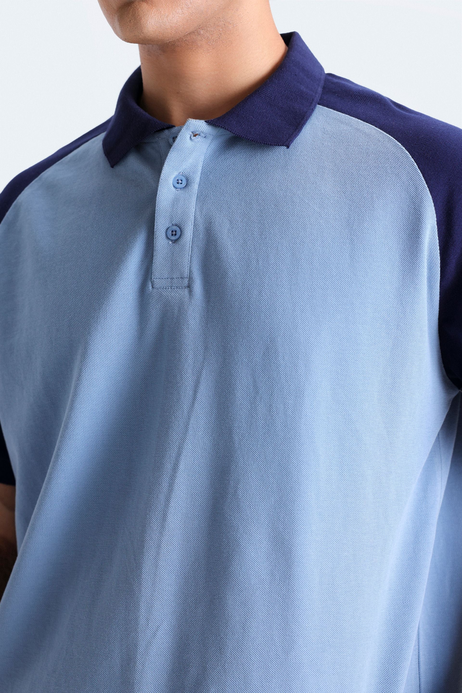 Color Block Polo Shirt - Image 2