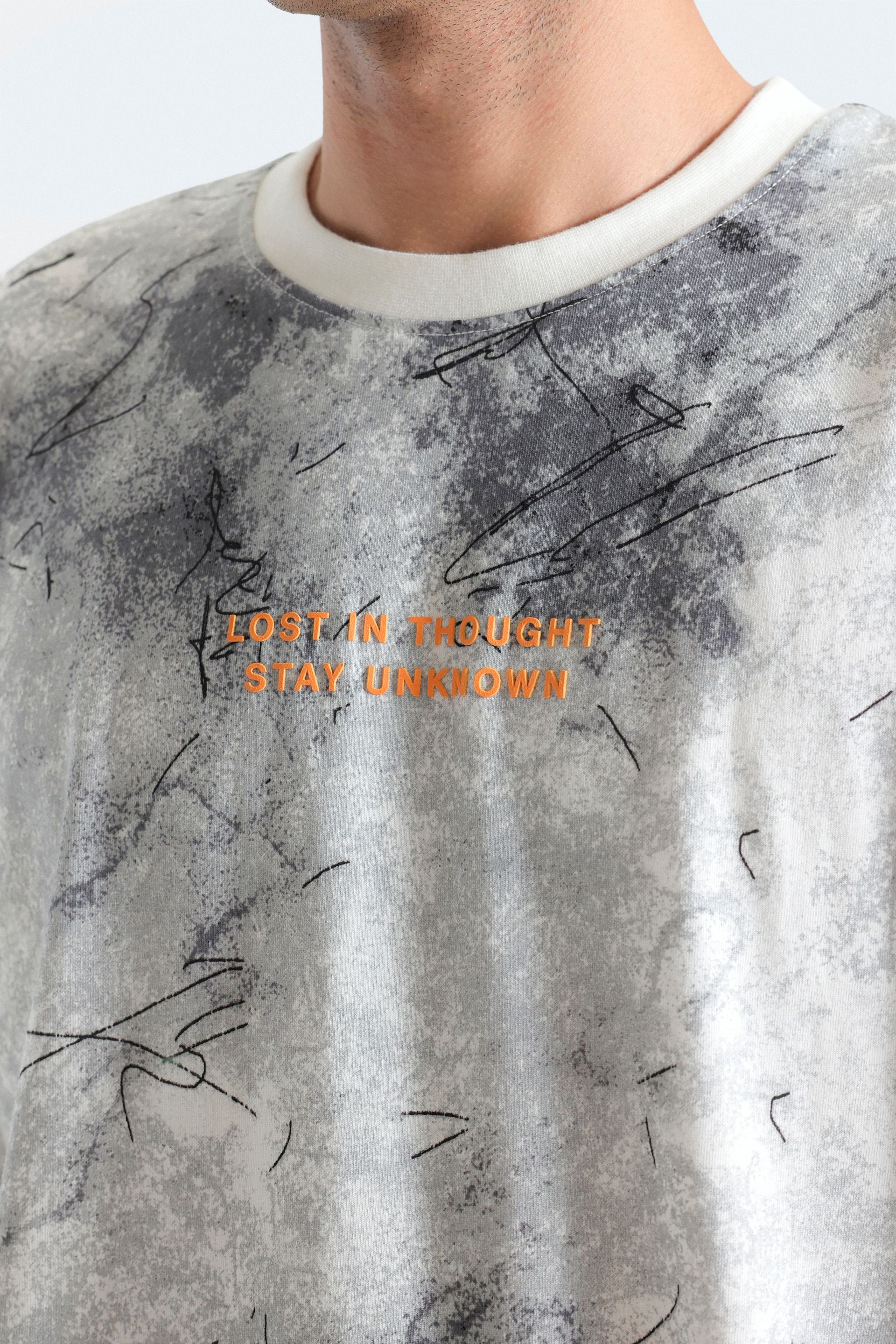 Slogan Print T-Shirt - Image 2