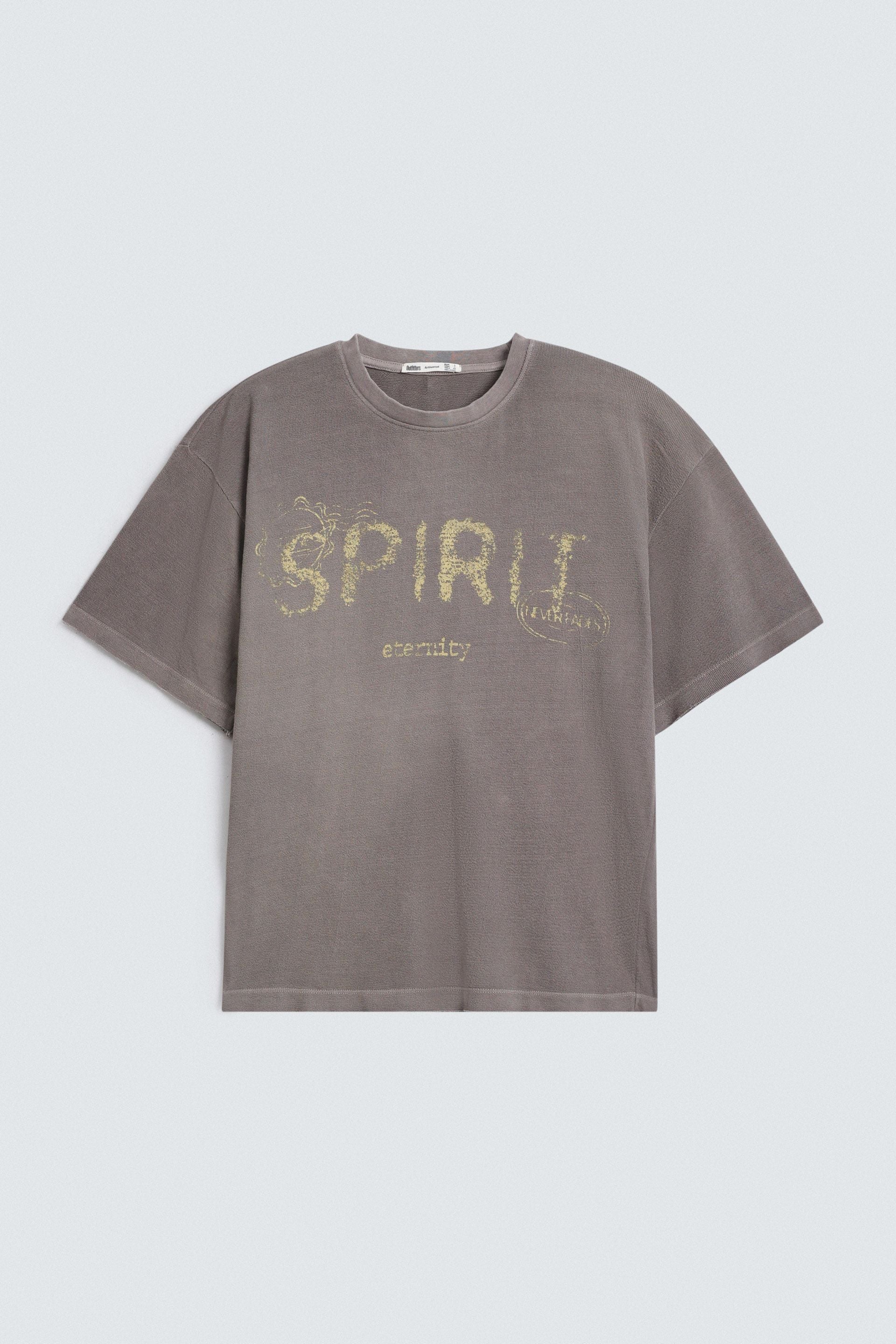 Washed Slogan Print T-Shirt - Image 12