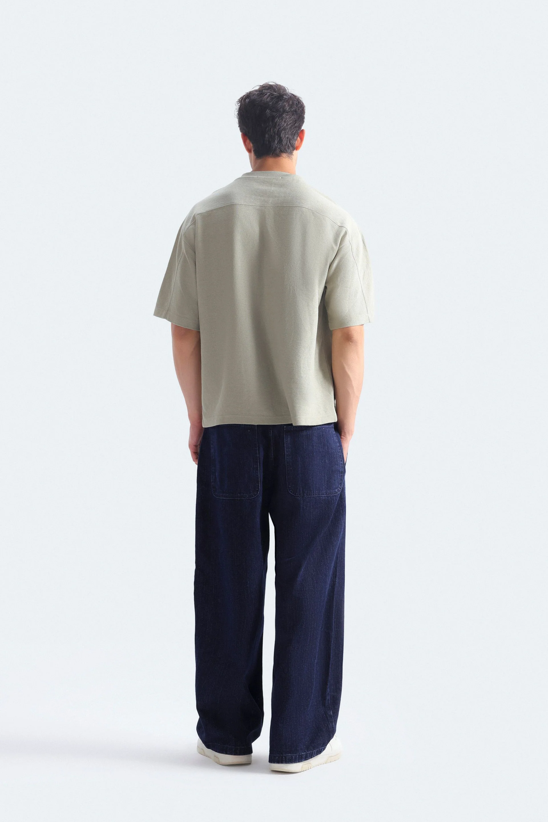 Textured  T-Shirt - Image 4