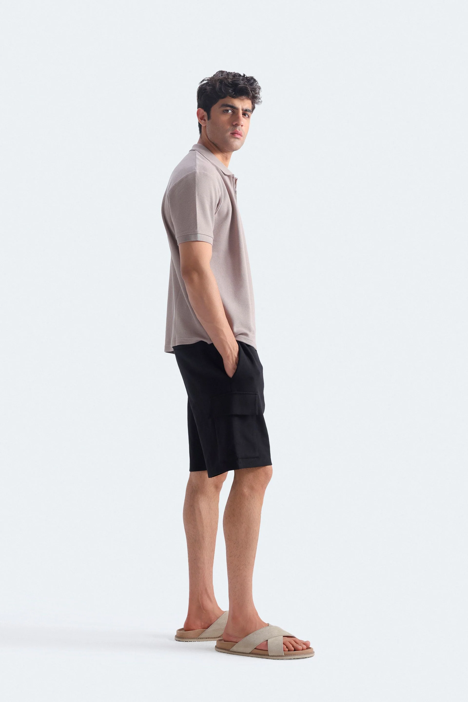 Quarter Zip-Up Polo Shirt - Image 10