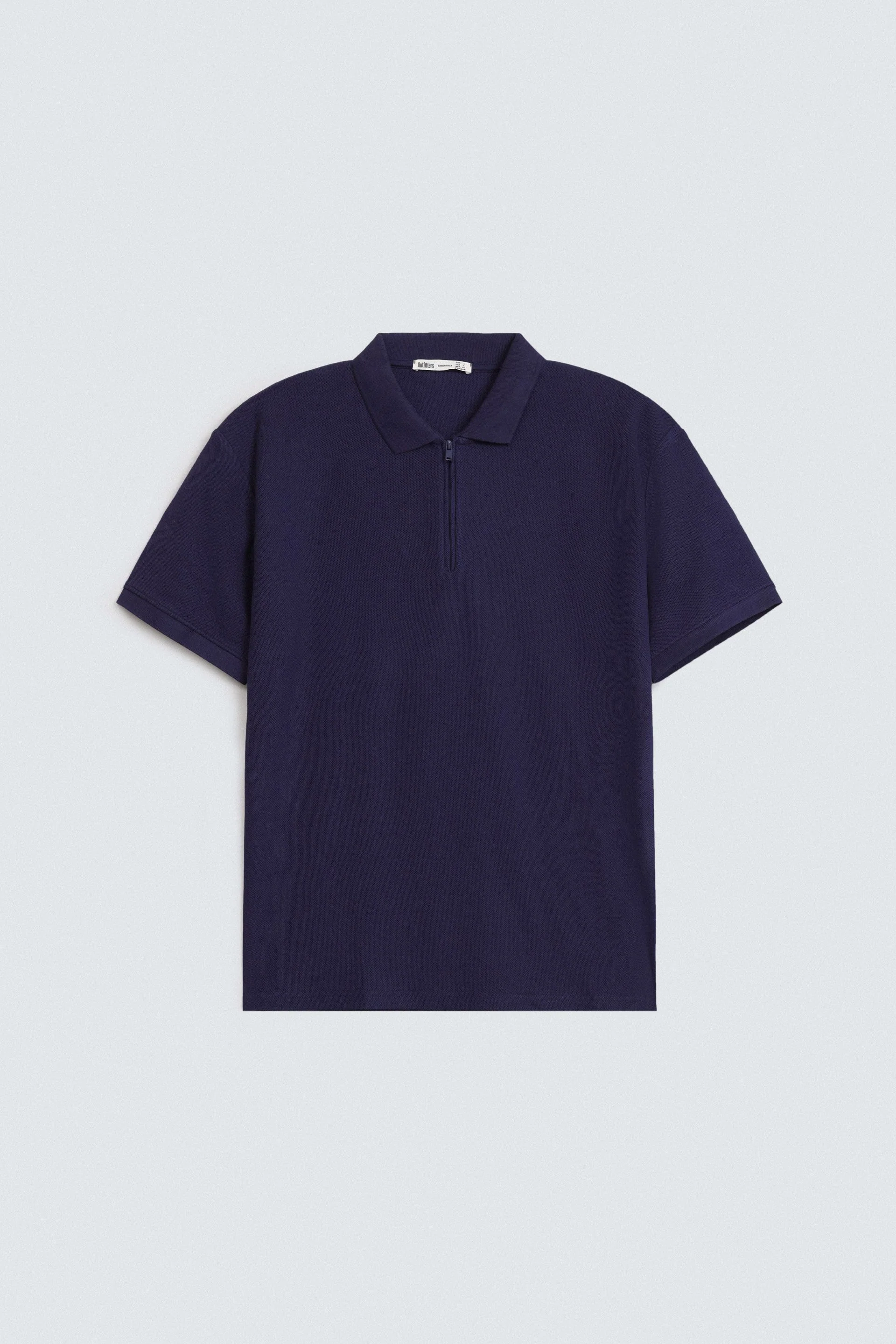 Quarter Zip-Up Polo Shirt - Image 15