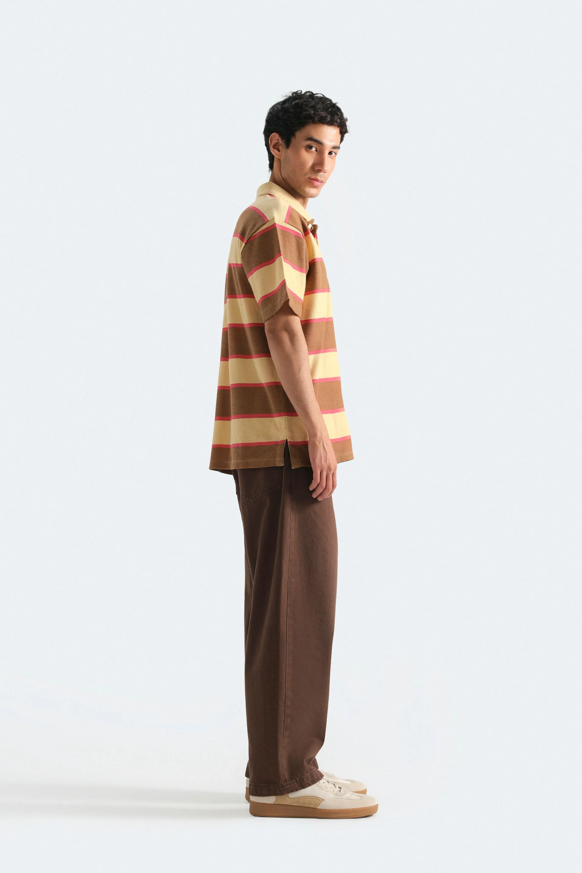 Striped Polo Shirt - Image 3