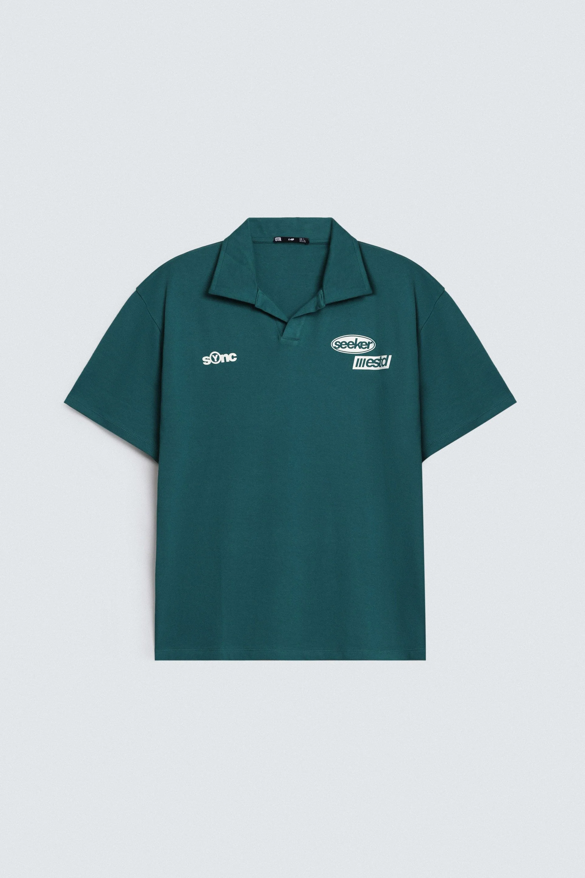 Slogan Print Polo Shirt - Image 12