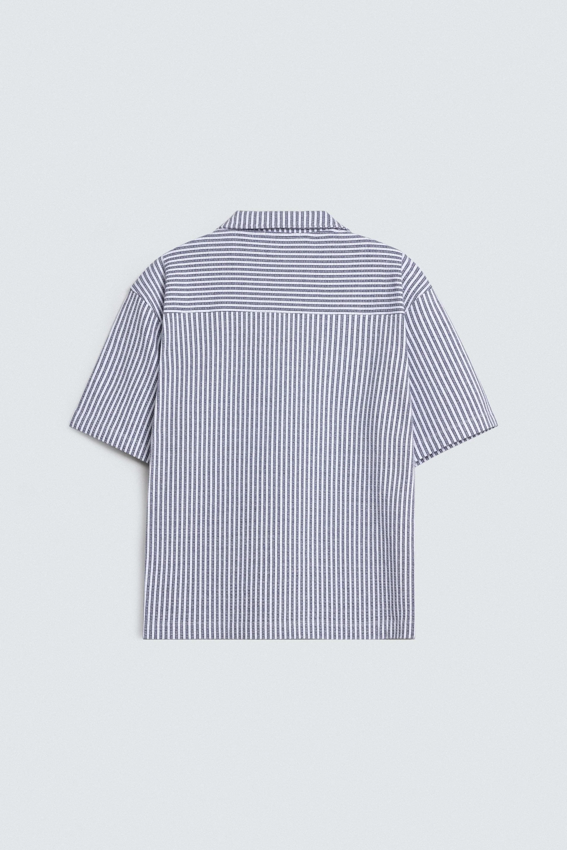 Resort Collar Striped Shirt - Image 14