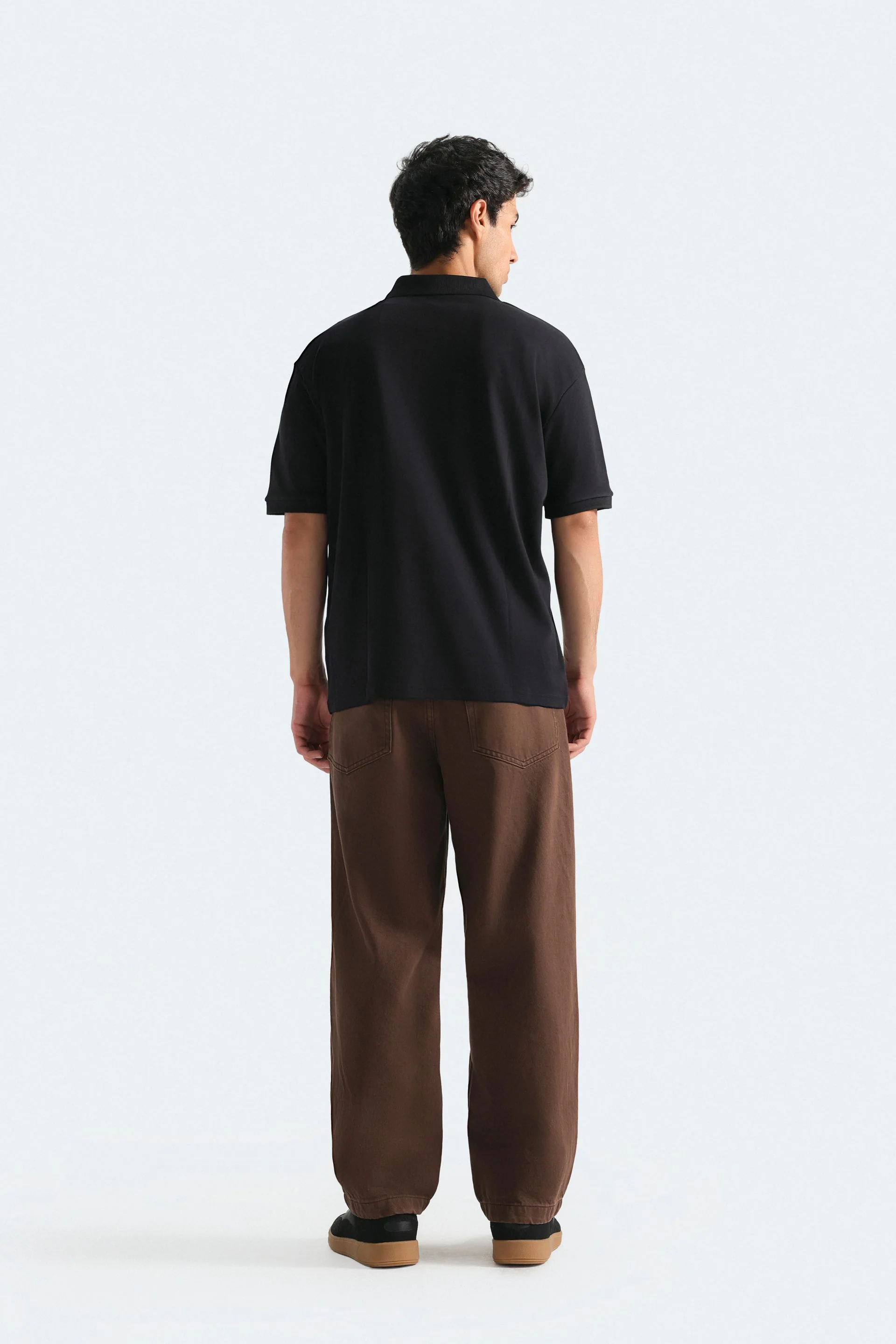 Quarter Zip-Up Polo Shirt - Image 11