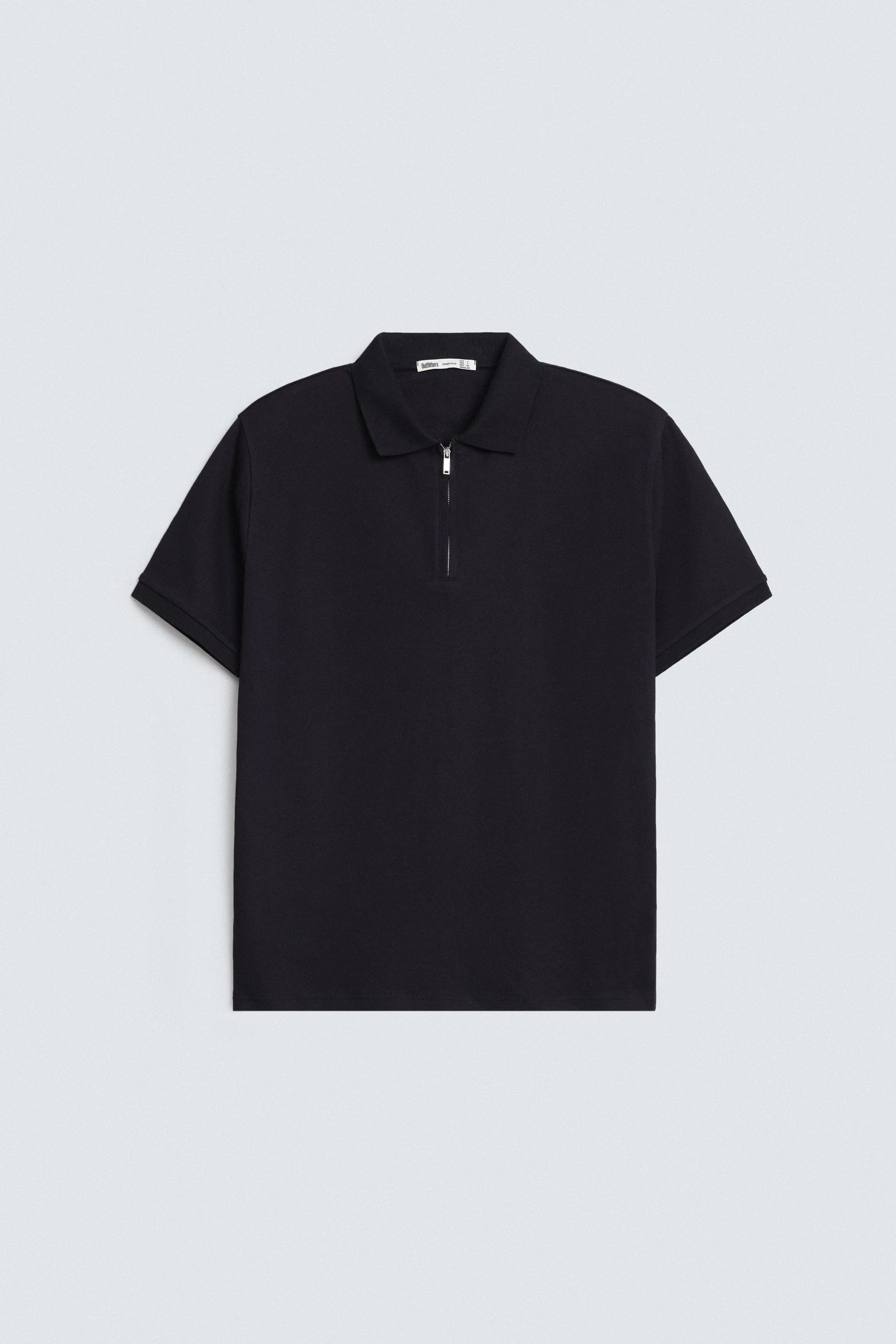 Quarter Zip-Up Polo Shirt - Image 12