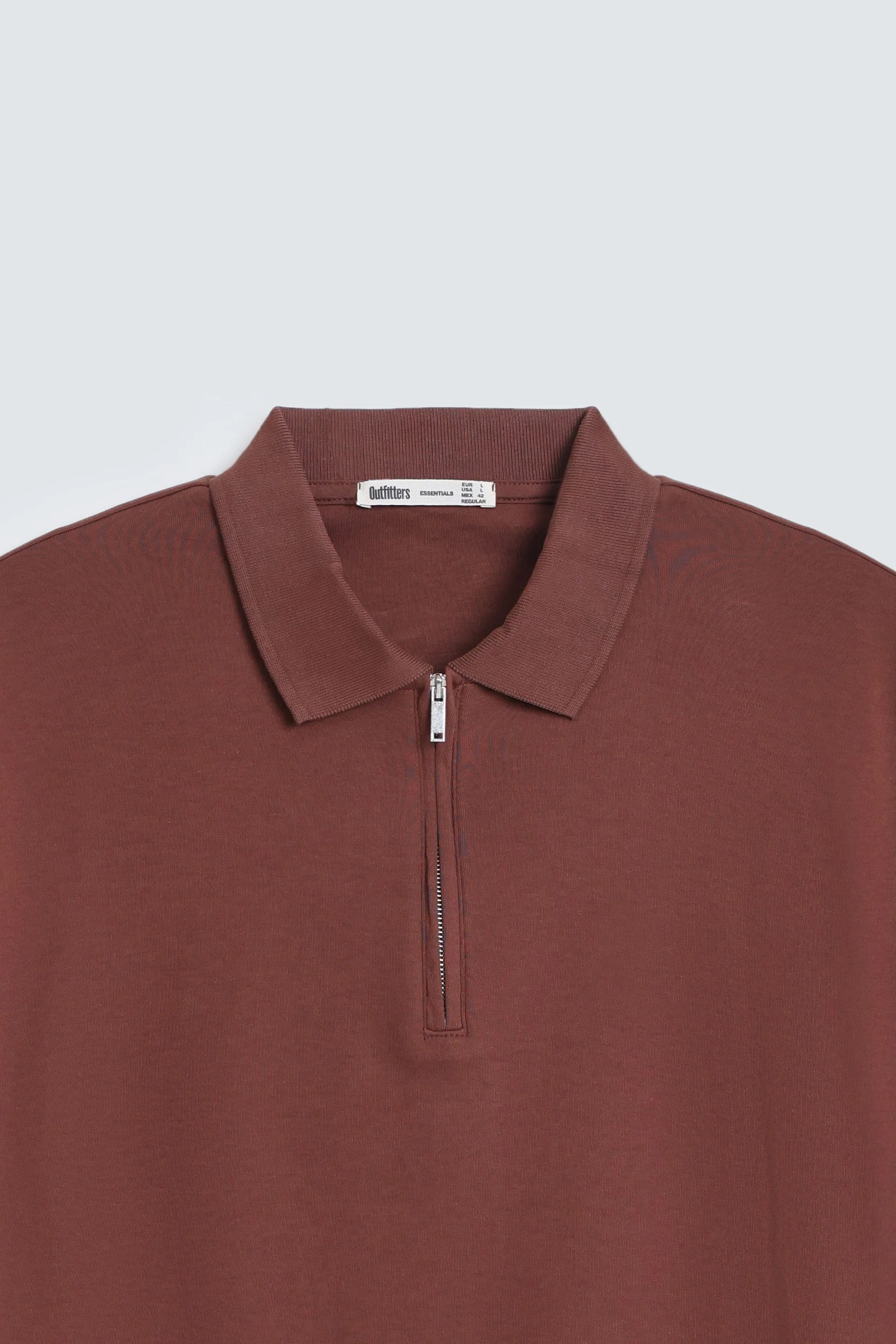 Quarter Zip-Up Polo Shirt - Image 16