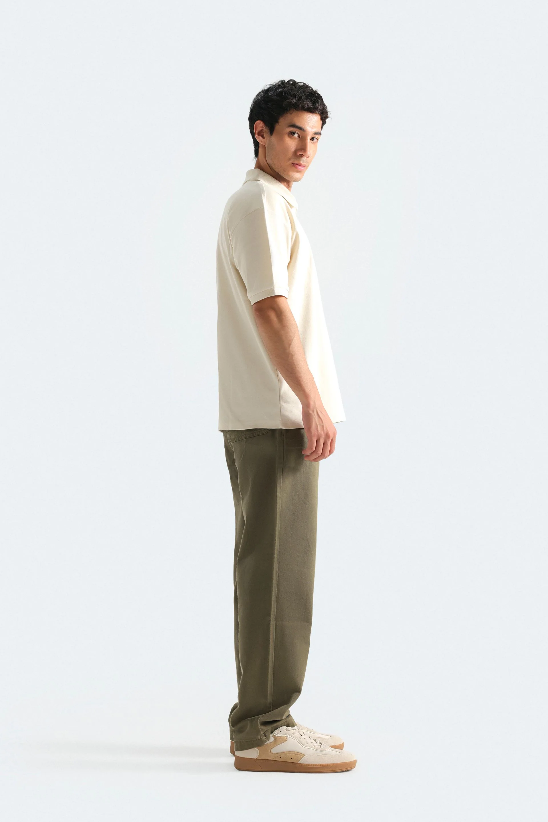 Quarter Zip-Up Polo Shirt - Image 3