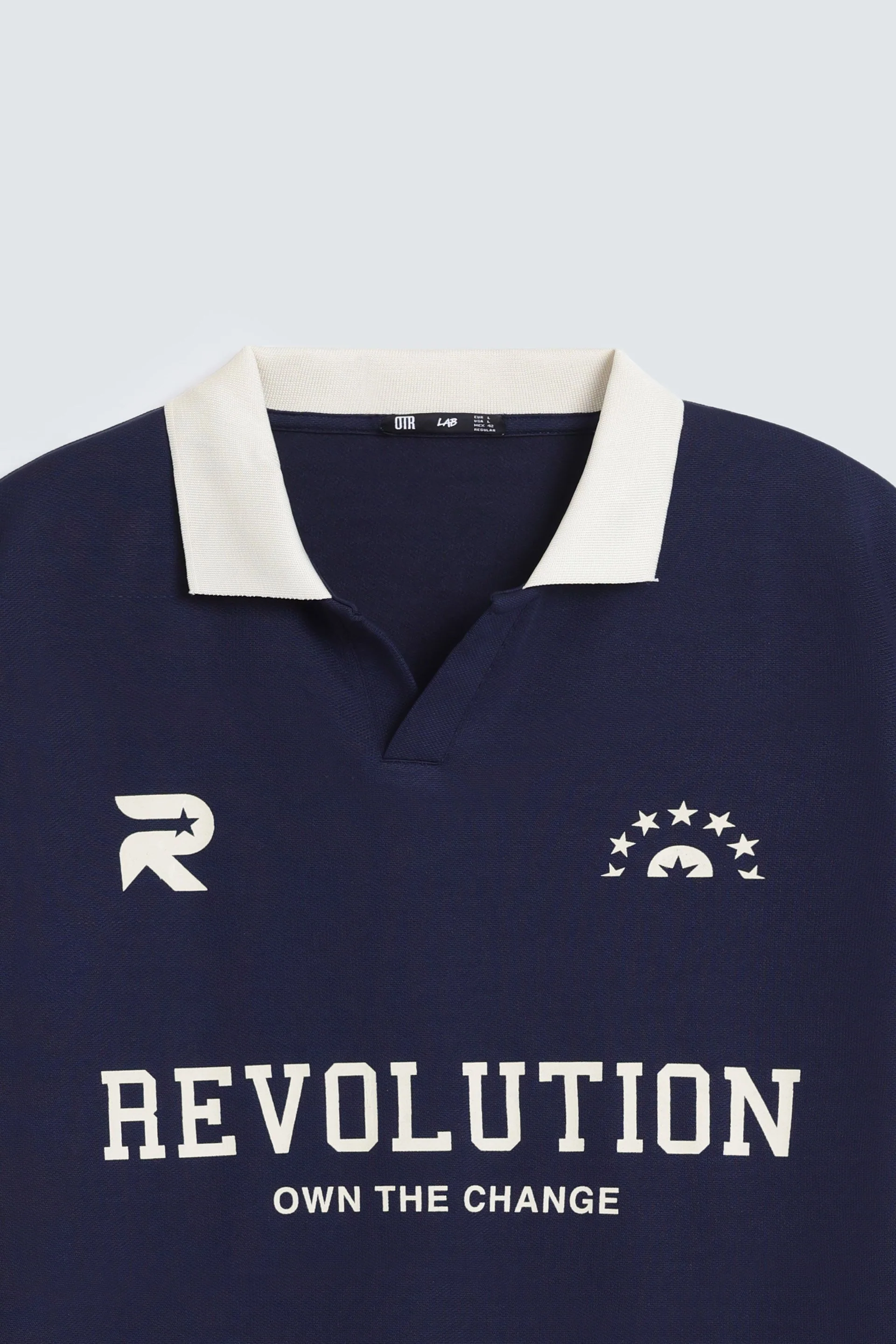 Slogan Print Polo Shirt - Image 6